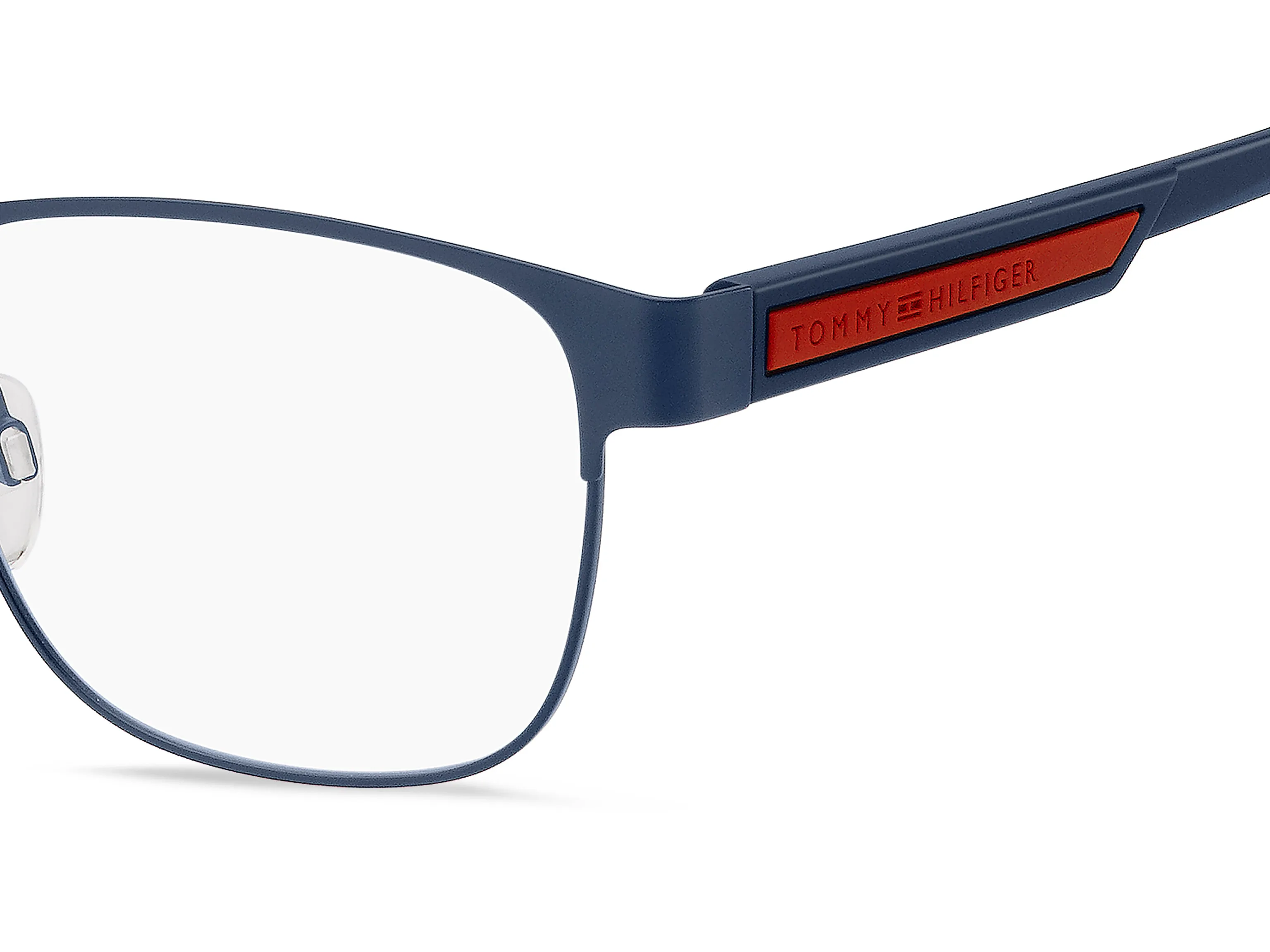 Tommy Hilfiger TH 2090 WIR Montature da vista Acciaio Blu opaco Squadrata - immagine 3