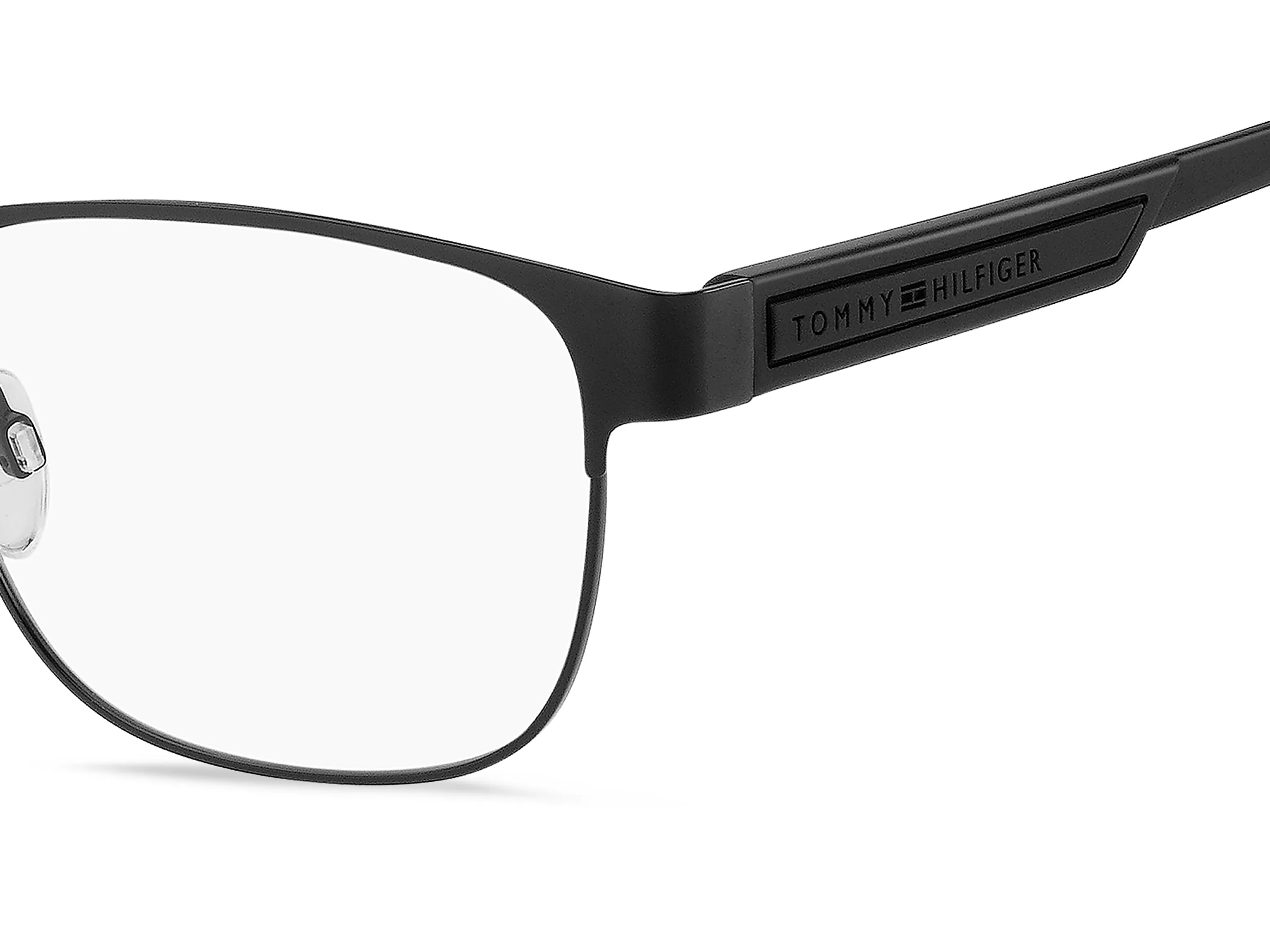 Tommy Hilfiger TH 2090 003 Montature da vista Acciaio Nero-opaco Squadrata - immagine 3