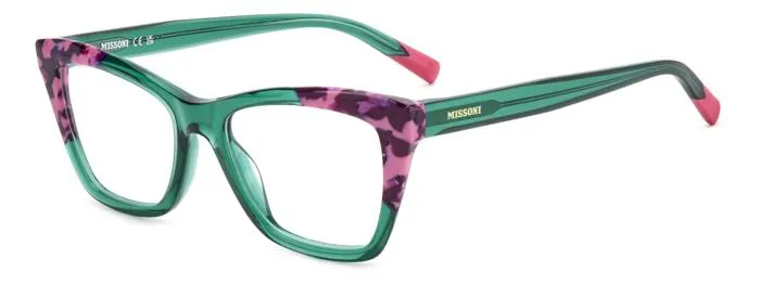 Missoni MIS 0174 MYA Montature da vista Acetato Verde Squadrata - immagine 1