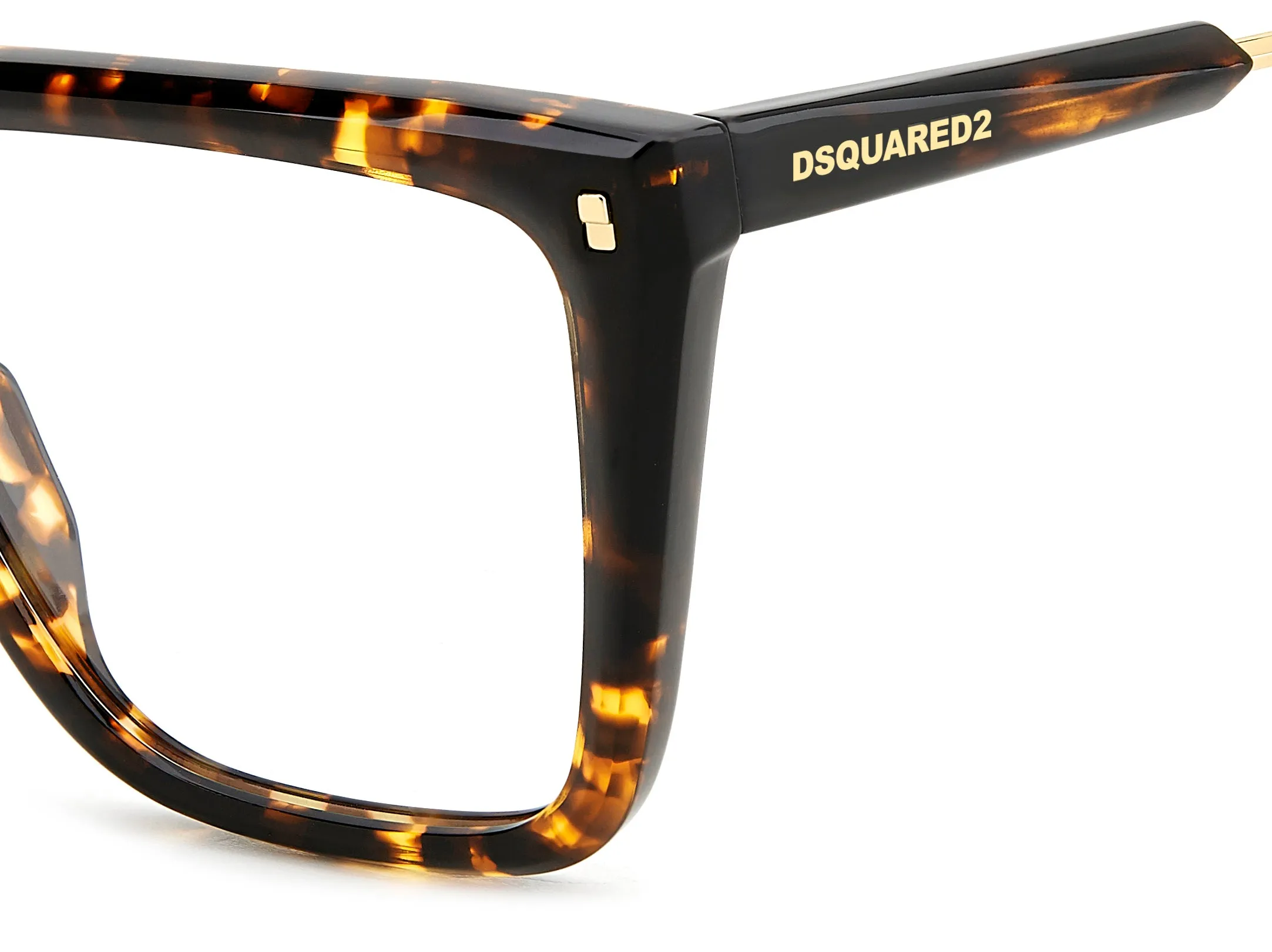 Dsquared2 D2 0136 086 Montature da vista Acetato Havana Squadrata - immagine 3