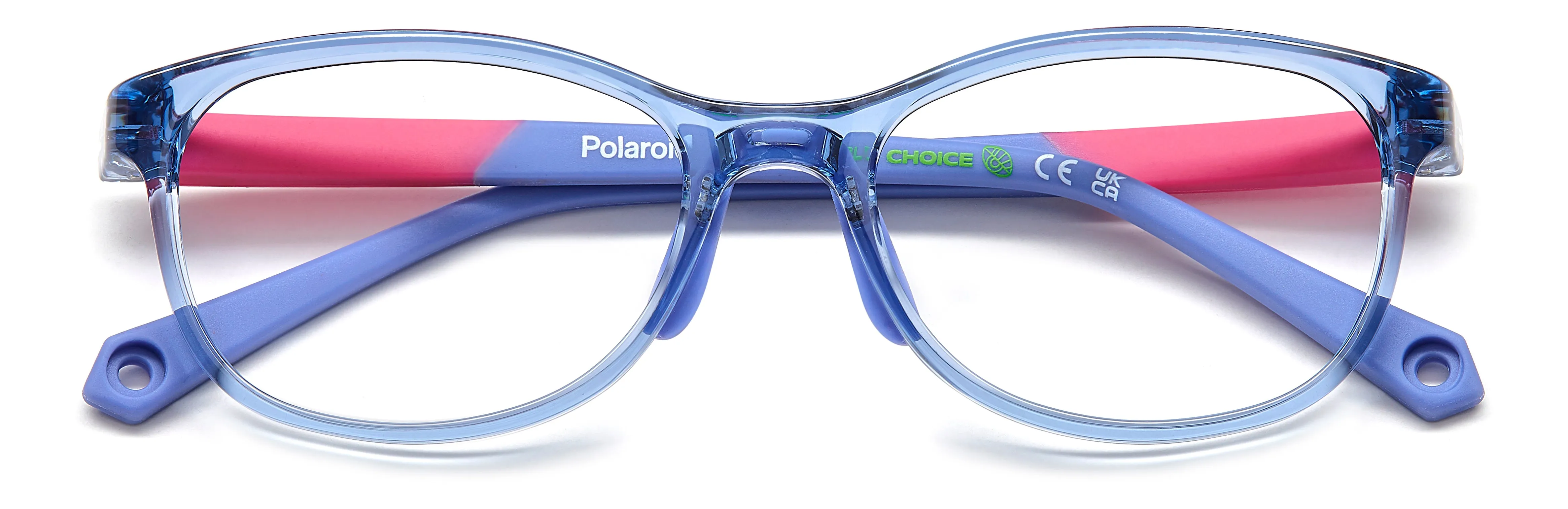 Polaroid PLD D834 MVU Montature da vista bambino Plastica Azzurro Squadrata - immagine 3