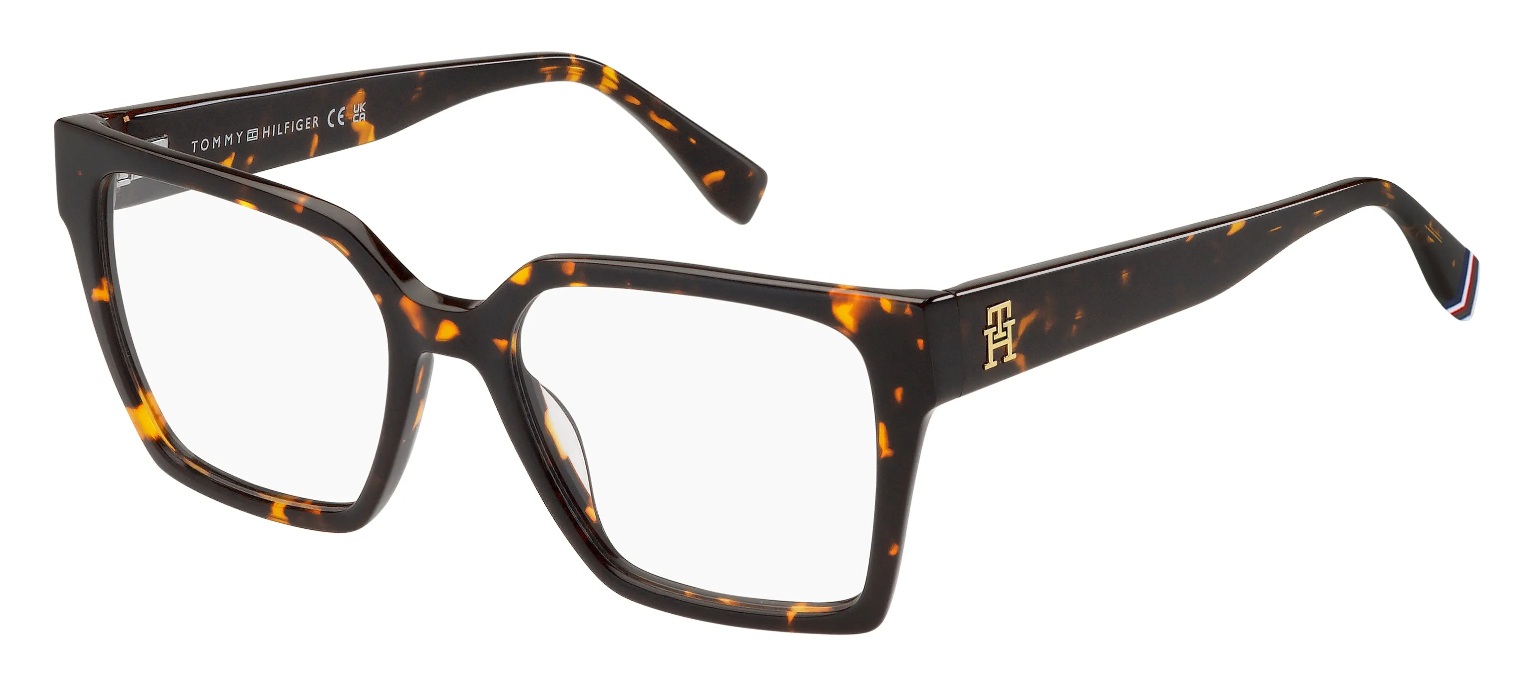Tommy Hilfiger TH 2103 086 Montature da vista Acetato Havana Squadrata - immagine 1