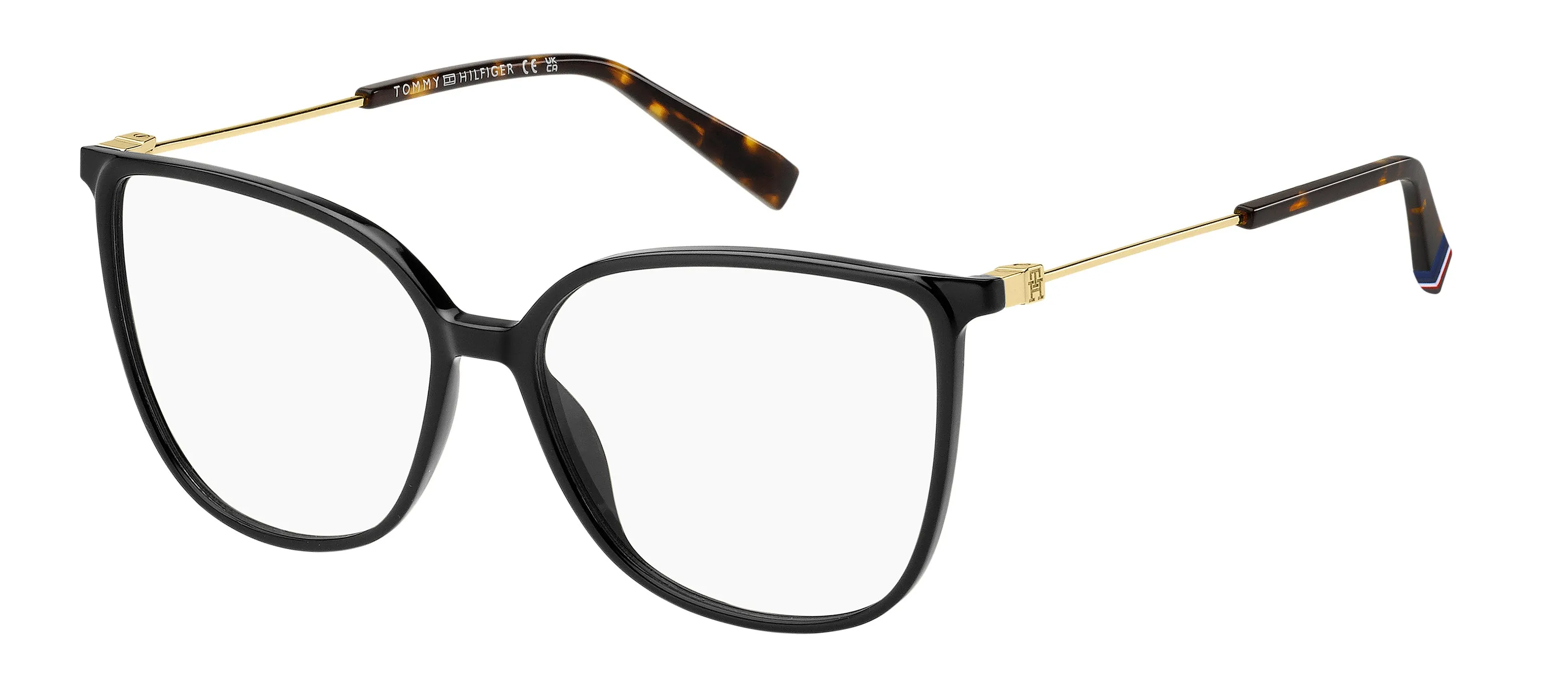 Tommy Hilfiger TH 2099 807 Montature da vista Iniettato Nero Squadrata - immagine 1