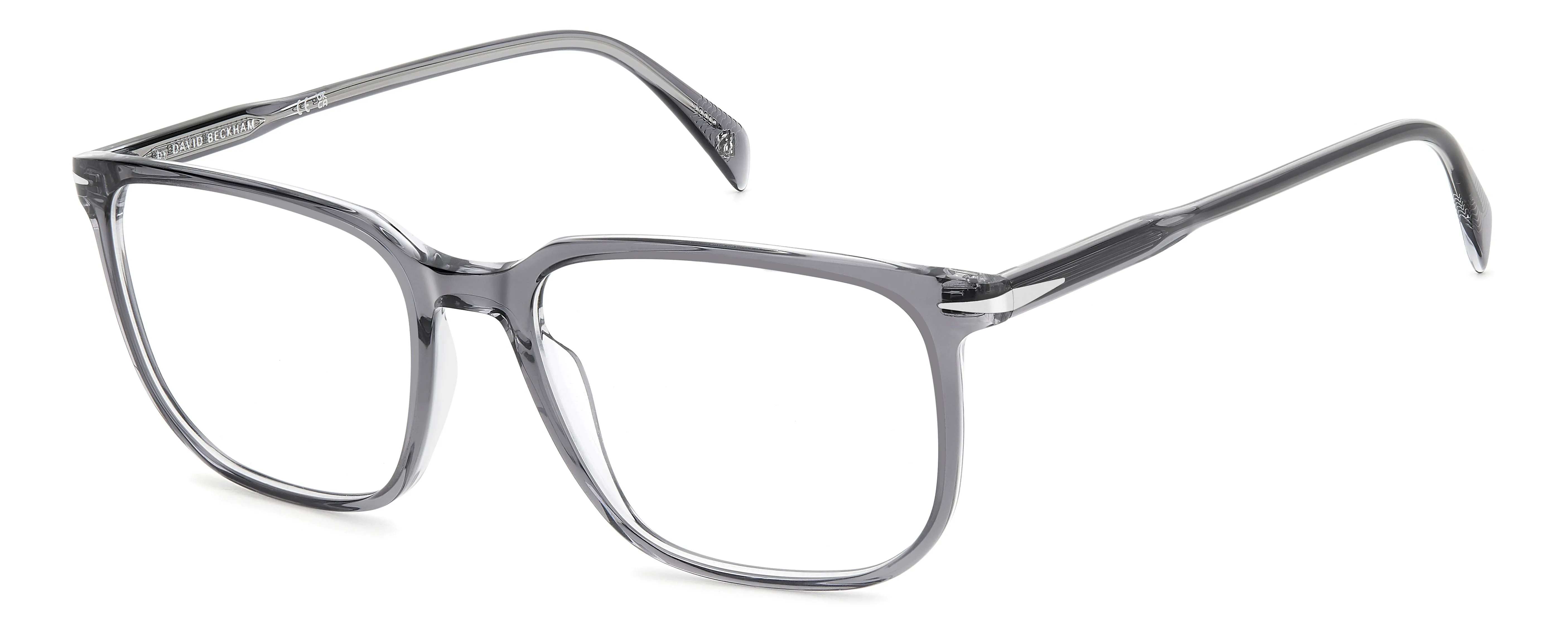 DAVID BECKHAM DB 1141 TX7 Montature da vista Acetato Grigio Squadrata - immagine 1