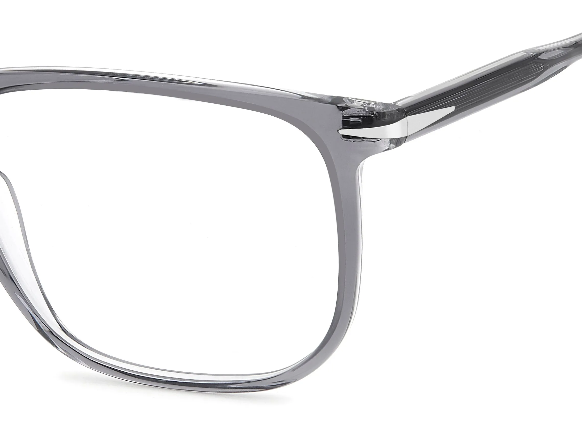 DAVID BECKHAM DB 1141 TX7 Montature da vista Acetato Grigio Squadrata - immagine 3