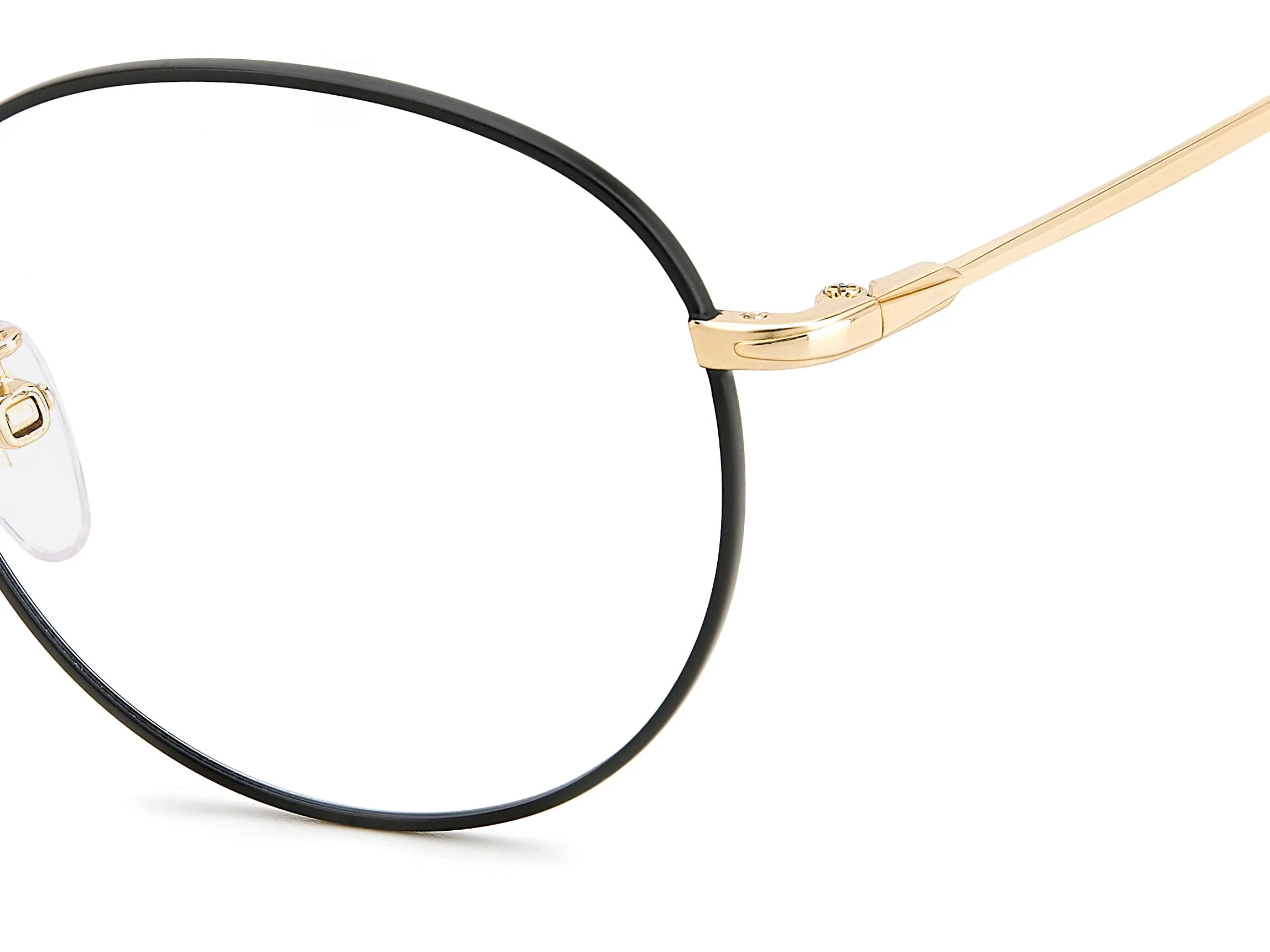 DAVID BECKHAM DB 1152 2M2 Montature da vista Metallo Nero/Oro Rotonda - immagine 3