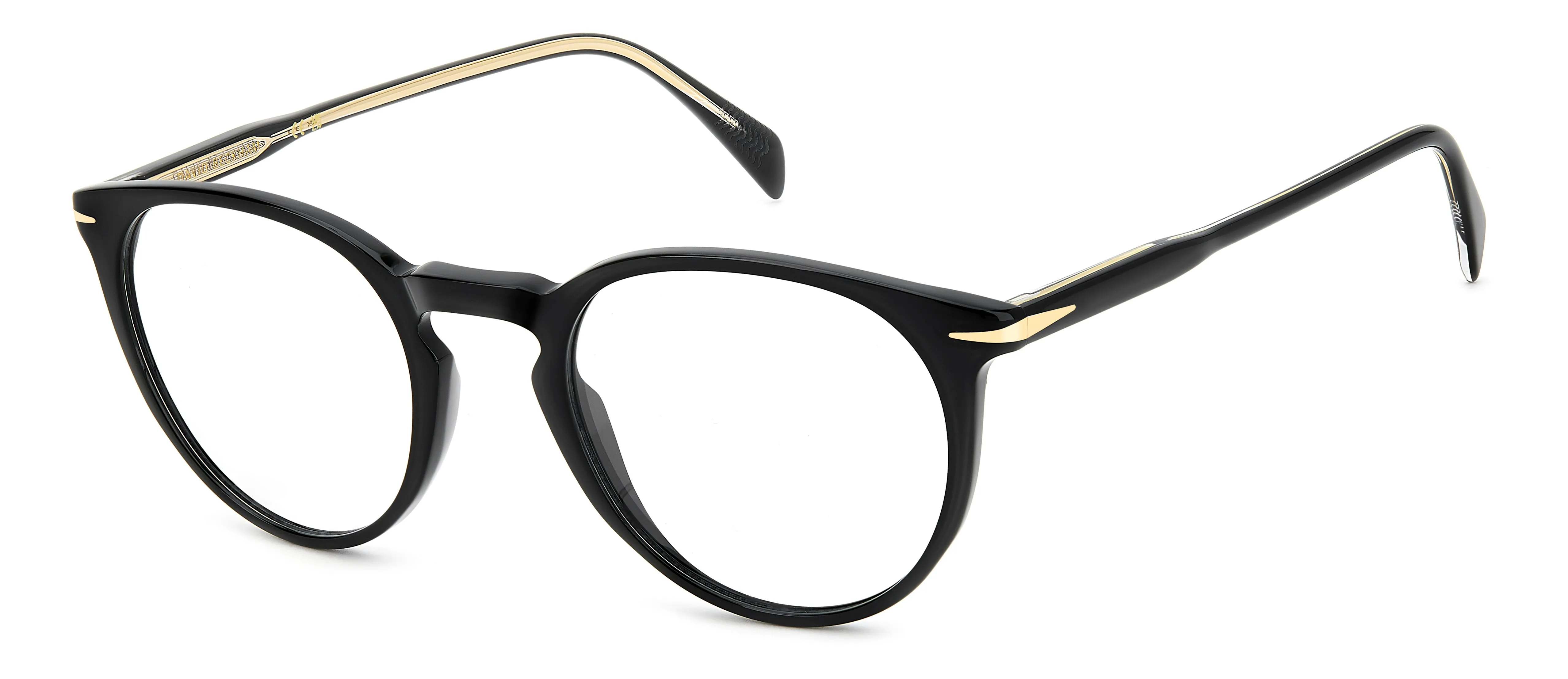DAVID BECKHAM DB 1139 807 Montature da vista Acetato Nero Rotonda - immagine 1