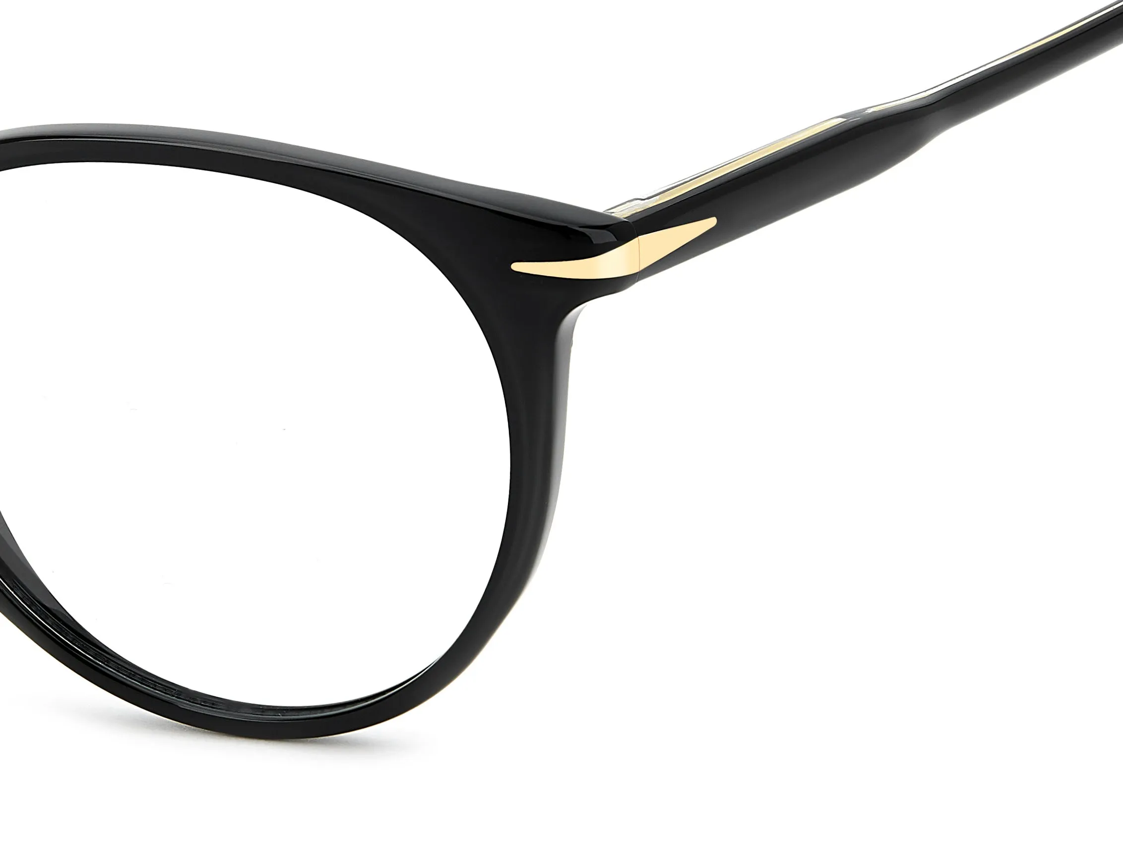 DAVID BECKHAM DB 1139 807 Montature da vista Acetato Nero Rotonda - immagine 3