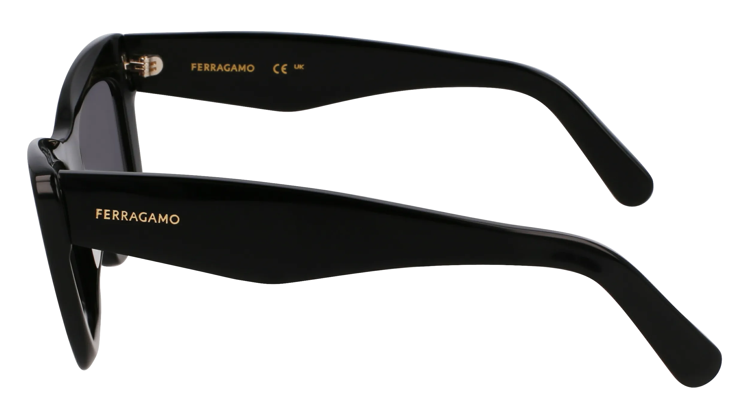 Ferragamo SF929SN 001 Occhiali da sole Acetato Nero Farfalla Normale Normale - immagine 4