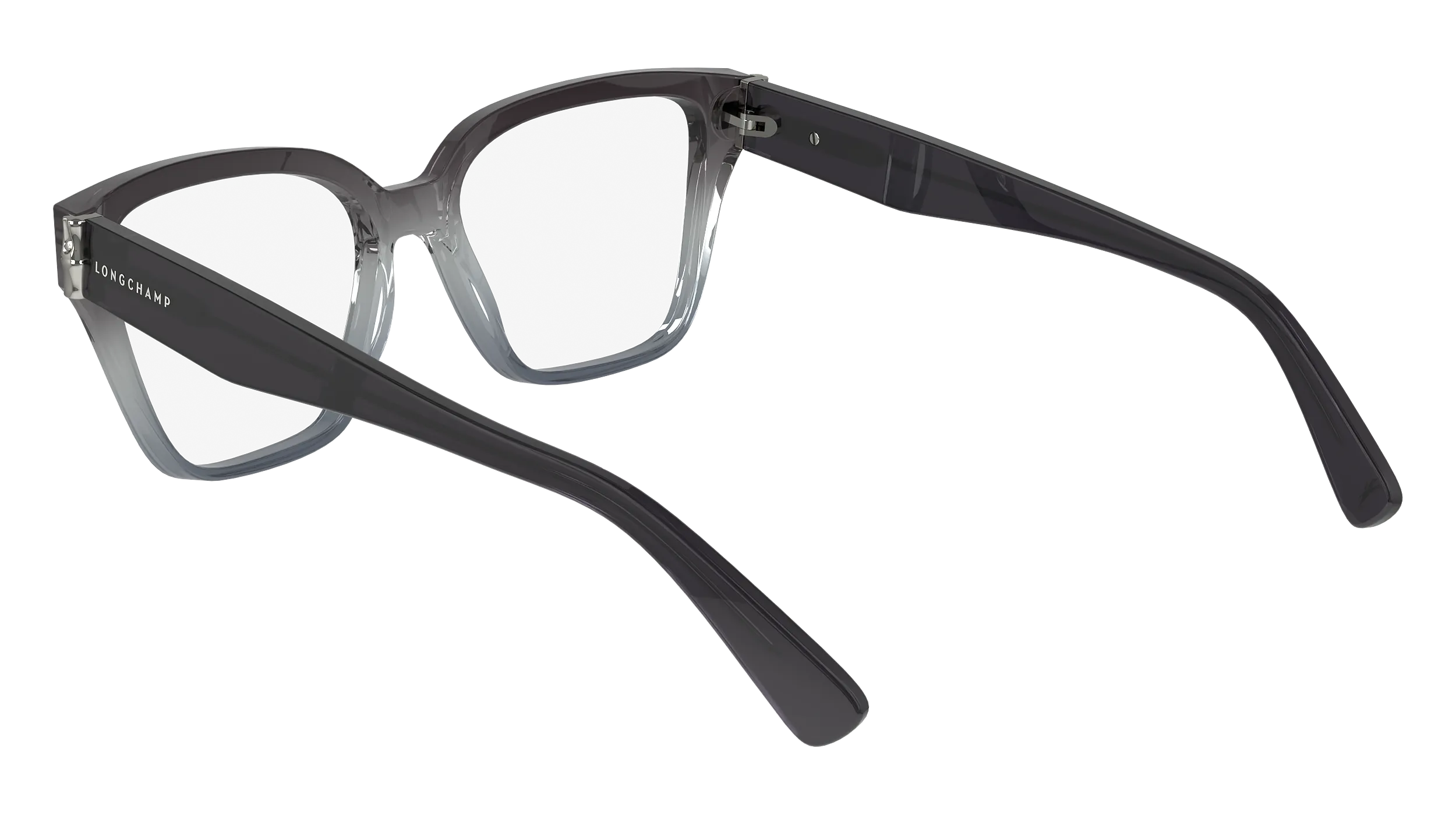 LONGCHAMP LO2733 035 Montature da vista Acetato Grigio Squadrata Normale Normale - immagine 3