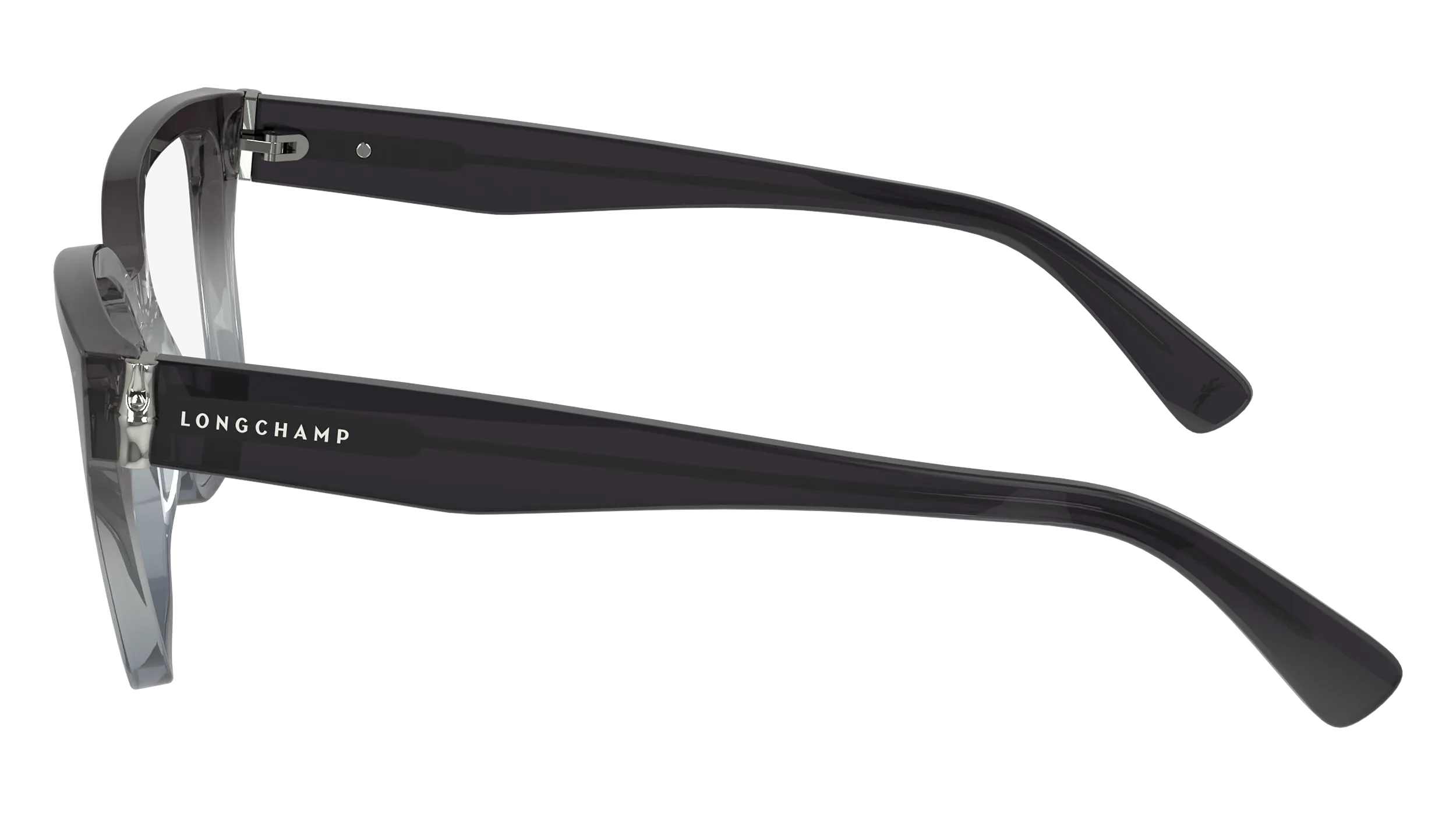 LONGCHAMP LO2733 035 Montature da vista Acetato Grigio Squadrata Normale Normale - immagine 4