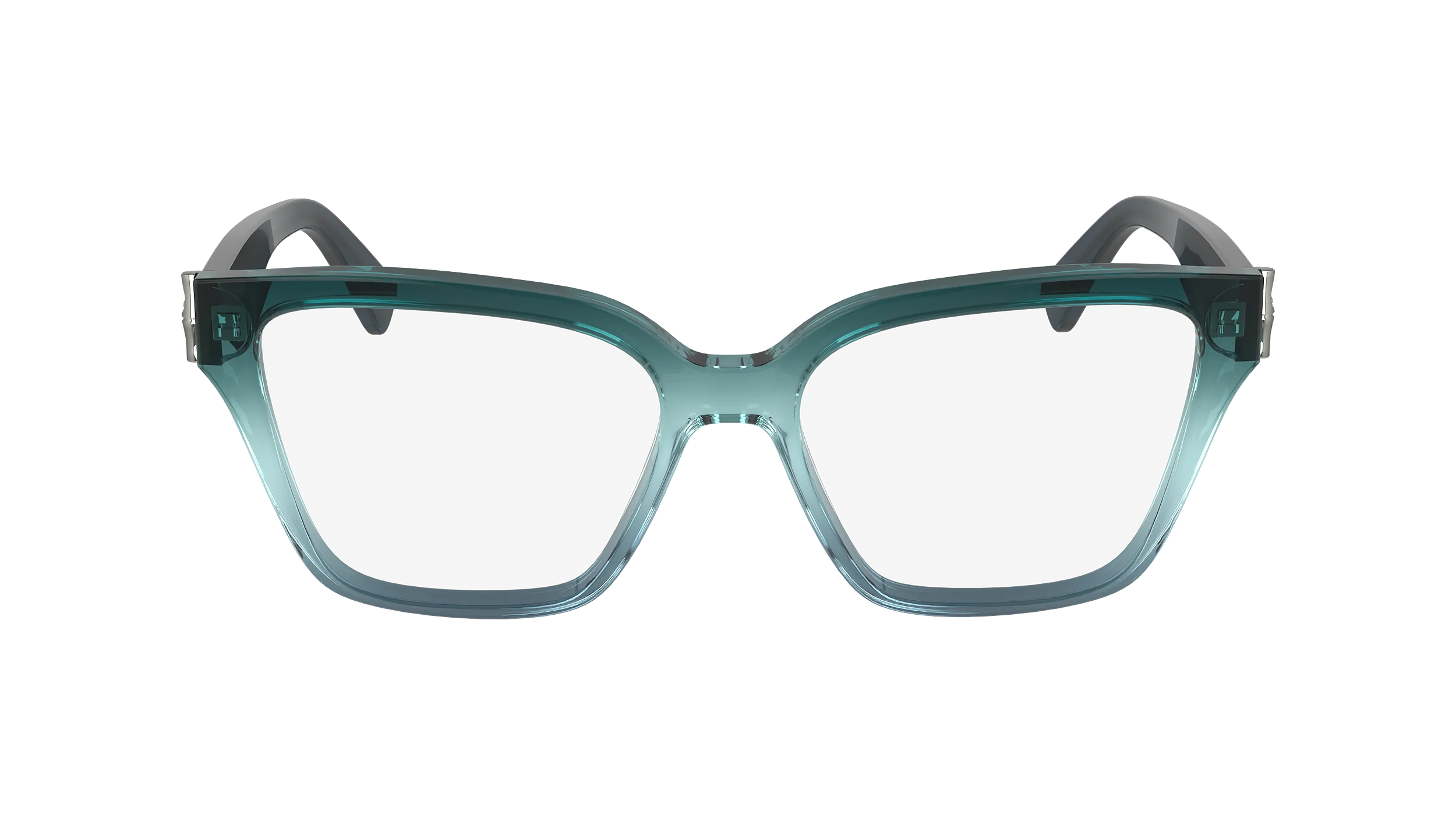 LONGCHAMP LO2733 430 Montature da vista Acetato Petrolio Squadrata Normale Normale - immagine 2