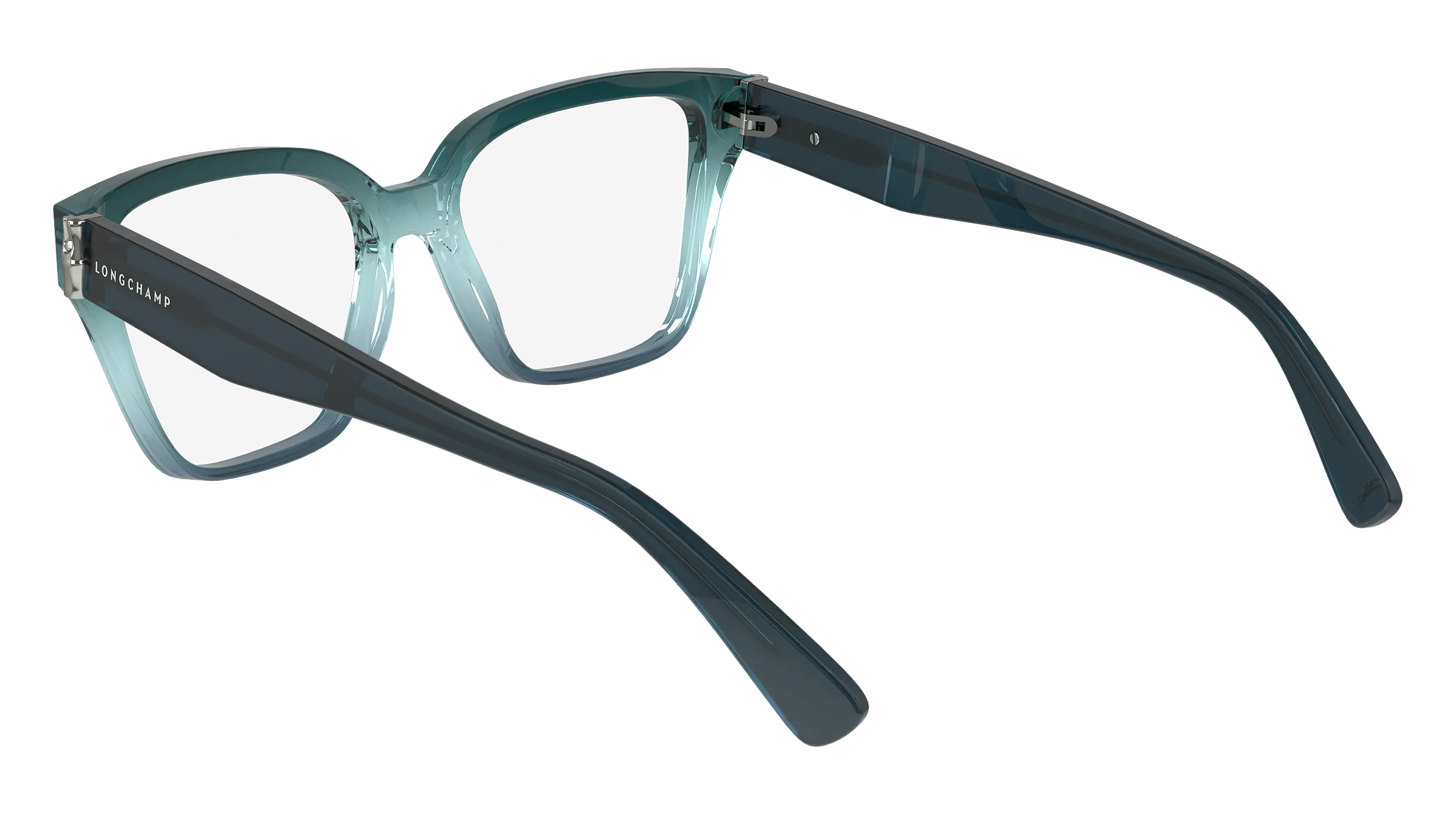 LONGCHAMP LO2733 430 Montature da vista Acetato Petrolio Squadrata Normale Normale - immagine 3