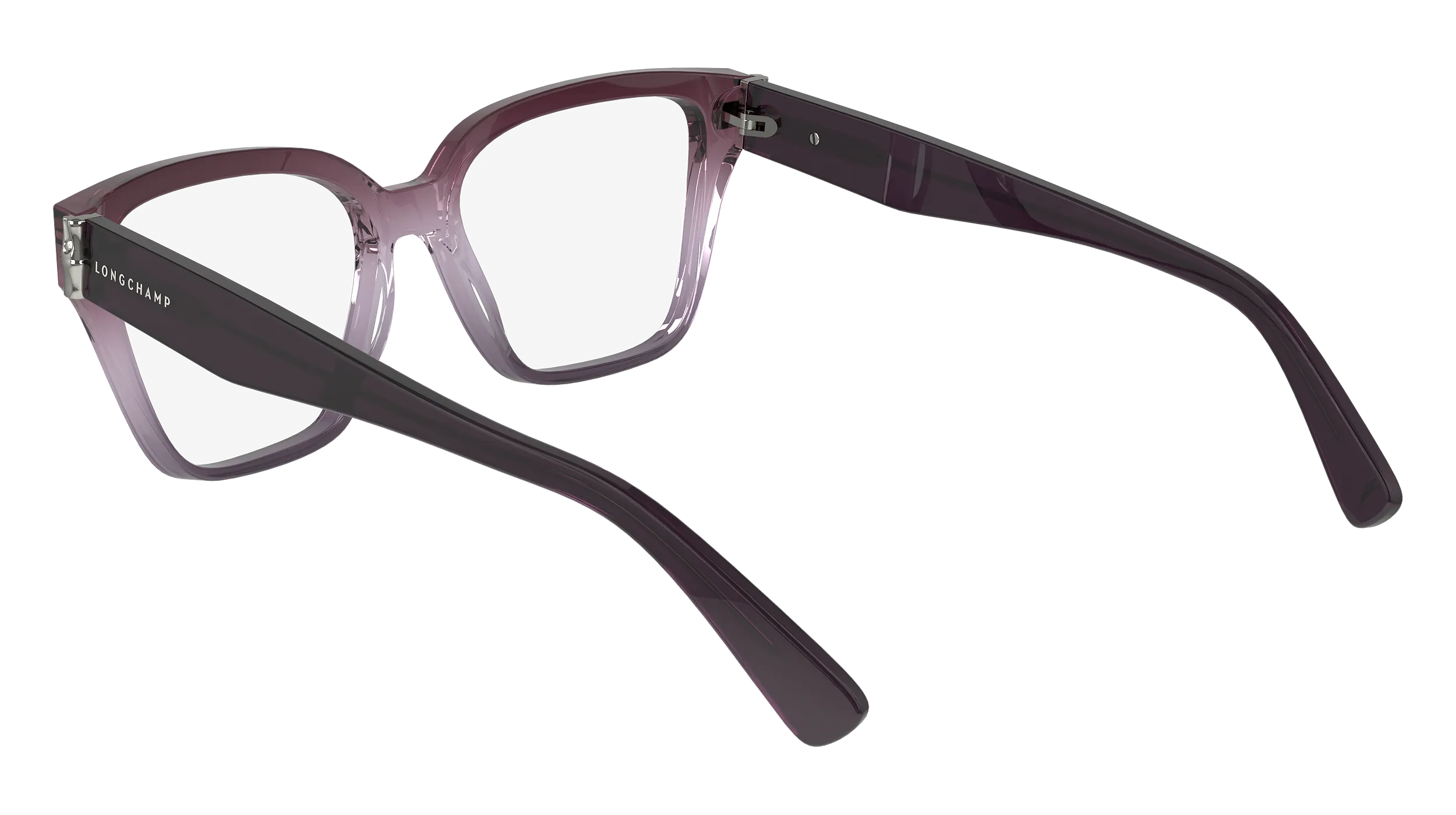 LONGCHAMP LO2733 500 Montature da vista Acetato Viola Squadrata Normale Normale - immagine 3