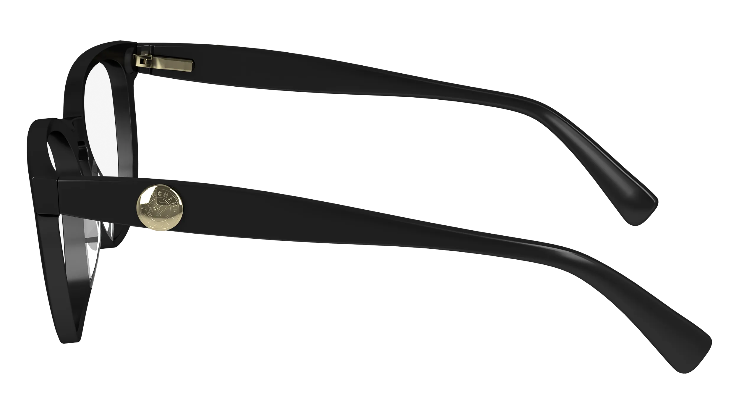 LONGCHAMP LO2729 001 Montature da vista Acetato Nero Geometrica Normale Normale - immagine 4