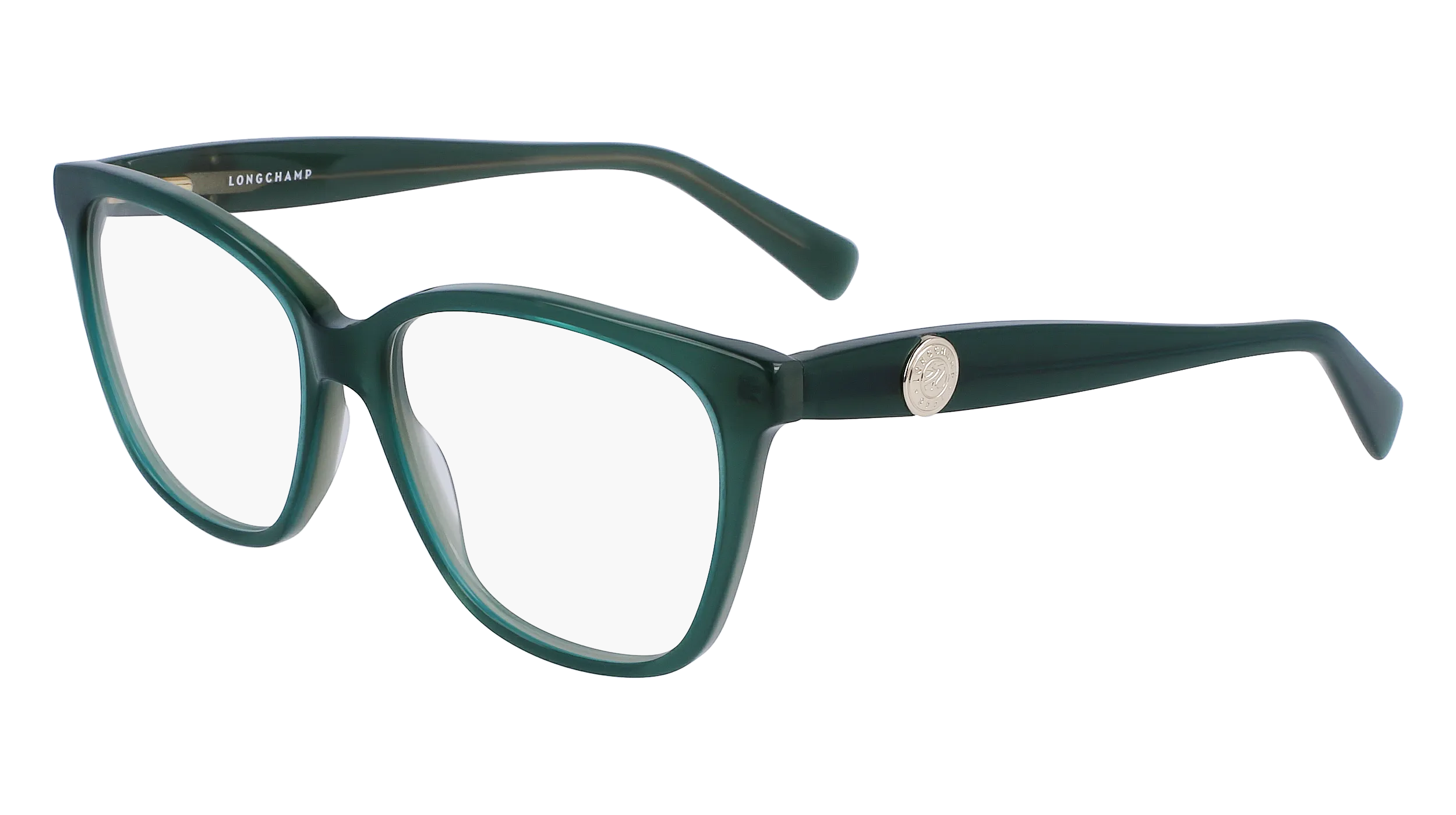 LONGCHAMP LO2715 303 Montature da vista Acetato Verde Squadrata Normale Normale - immagine 1
