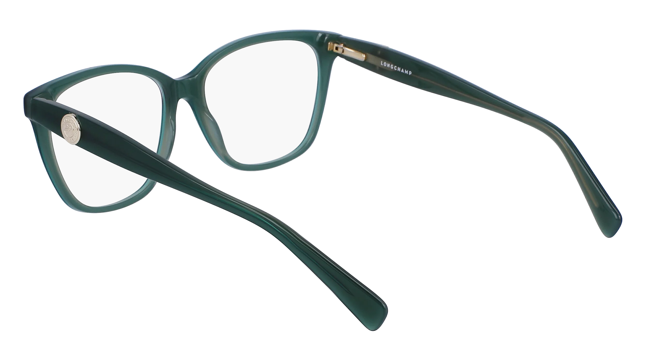 LONGCHAMP LO2715 303 Montature da vista Acetato Verde Squadrata Normale Normale - immagine 3
