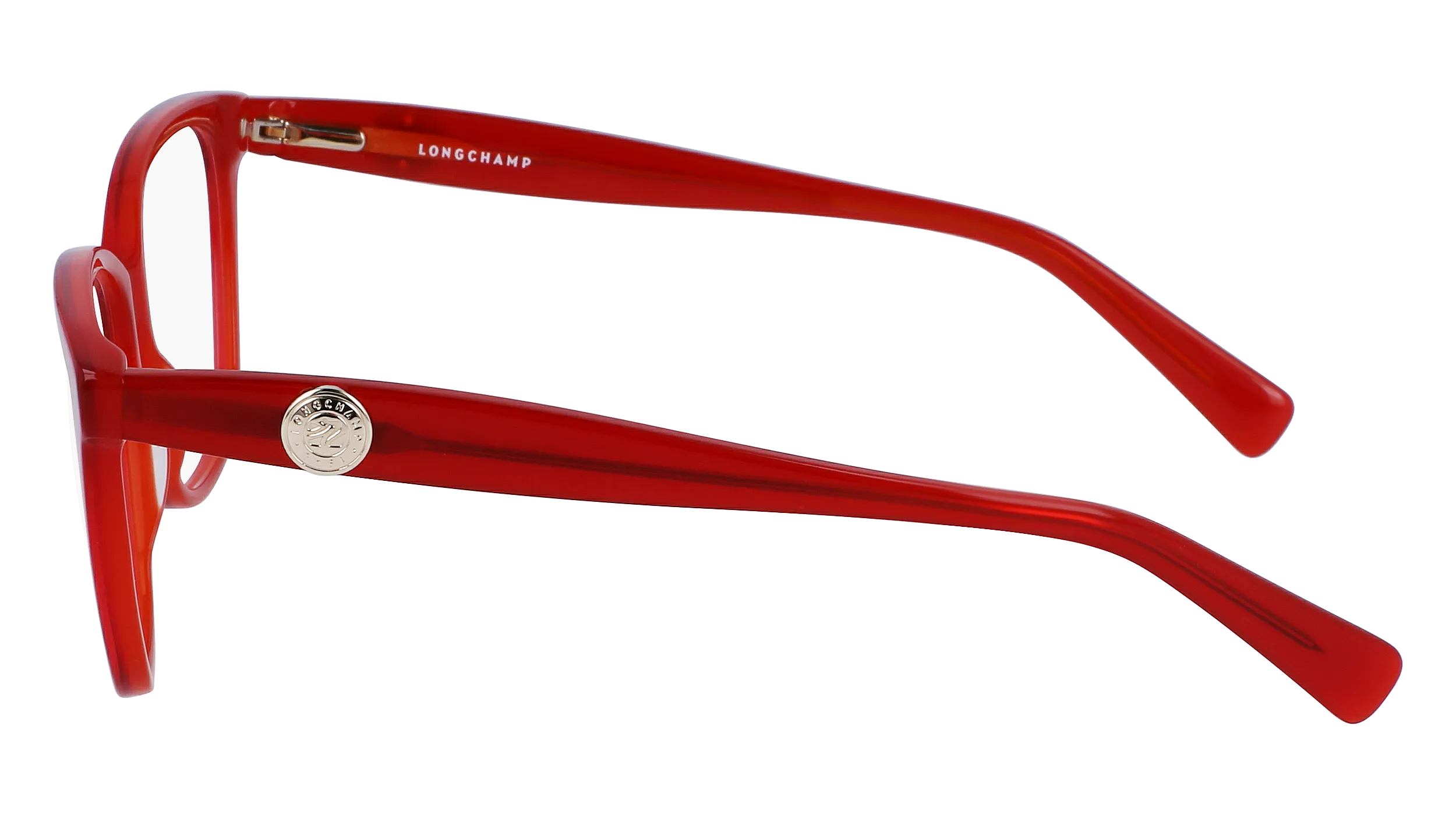 LONGCHAMP LO2715 600 Montature da vista Acetato Rosso Squadrata Normale Normale - immagine 4