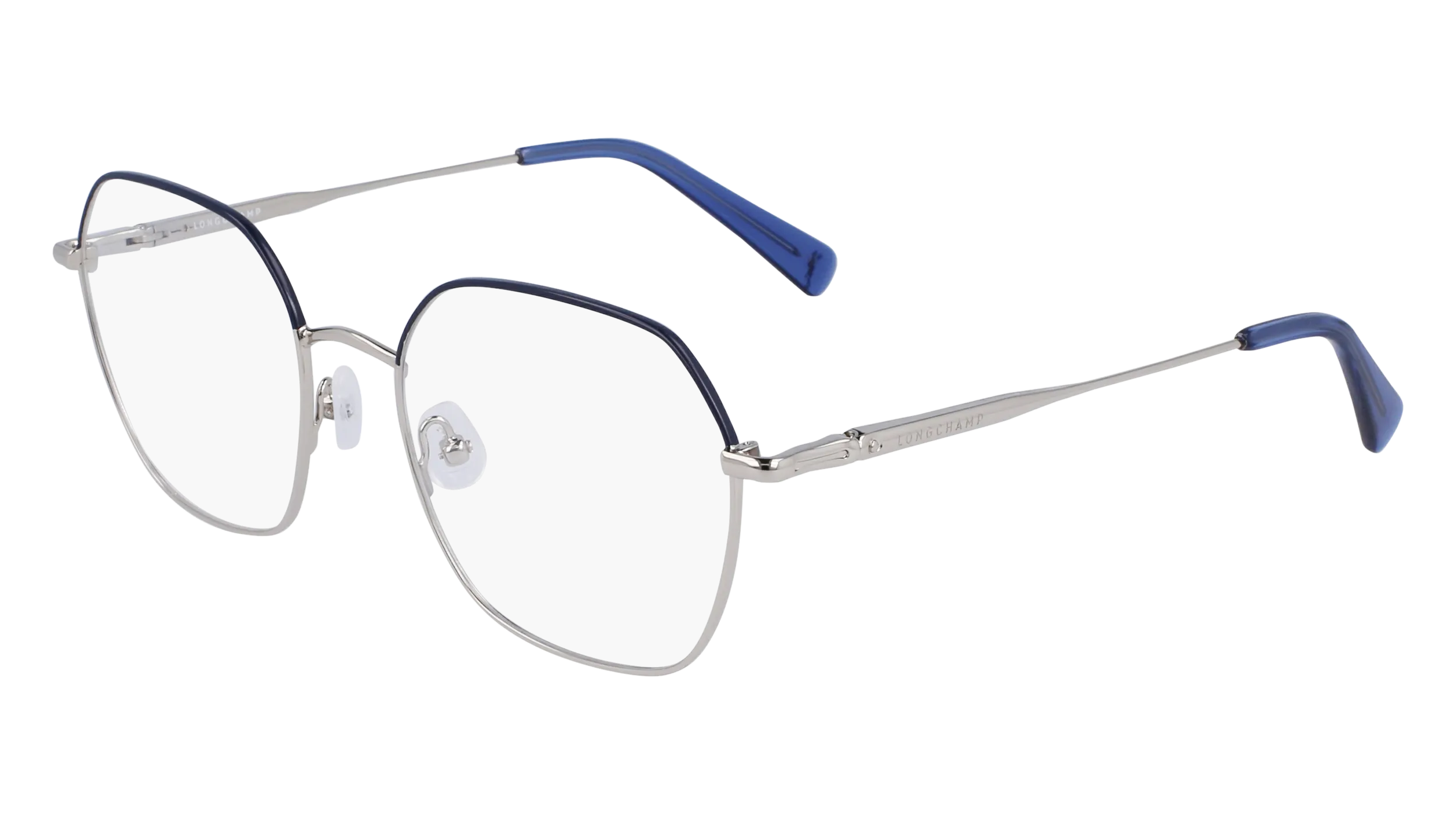 LONGCHAMP LO2152 042 Montature da vista Metallo Argento Squadrata Normale Fotocromatiche - immagine 1