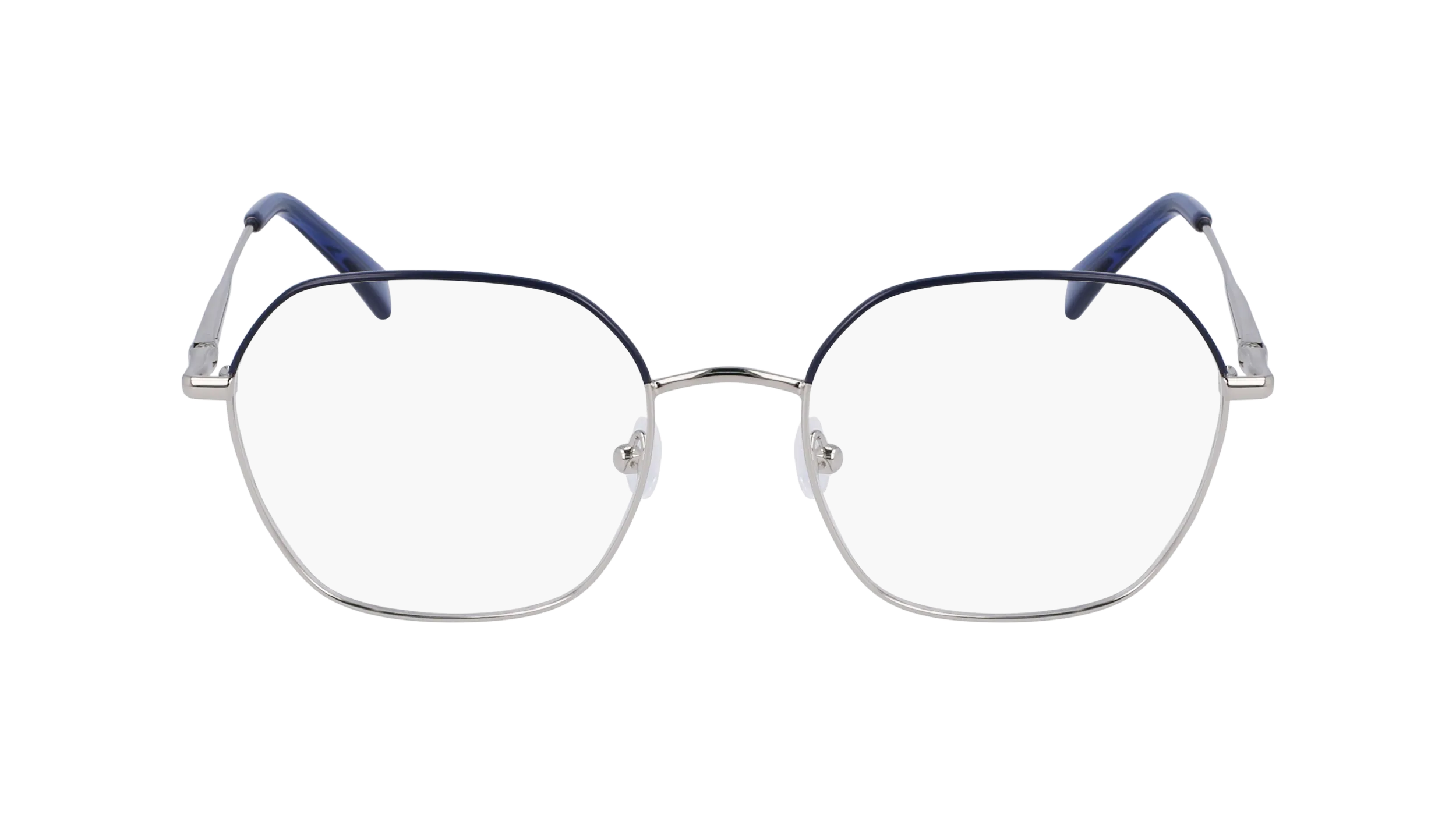 LONGCHAMP LO2152 042 Montature da vista Metallo Argento Squadrata Normale Fotocromatiche - immagine 2
