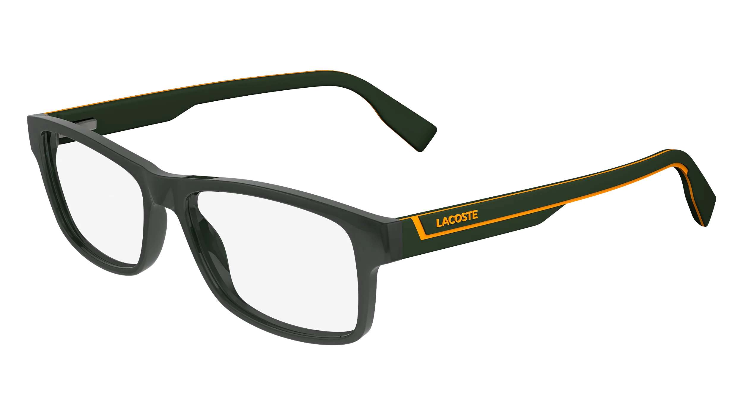 Lacoste 301 Montature da vista Bio-iniettato Verde Squadrata Normale Normale - immagine 1