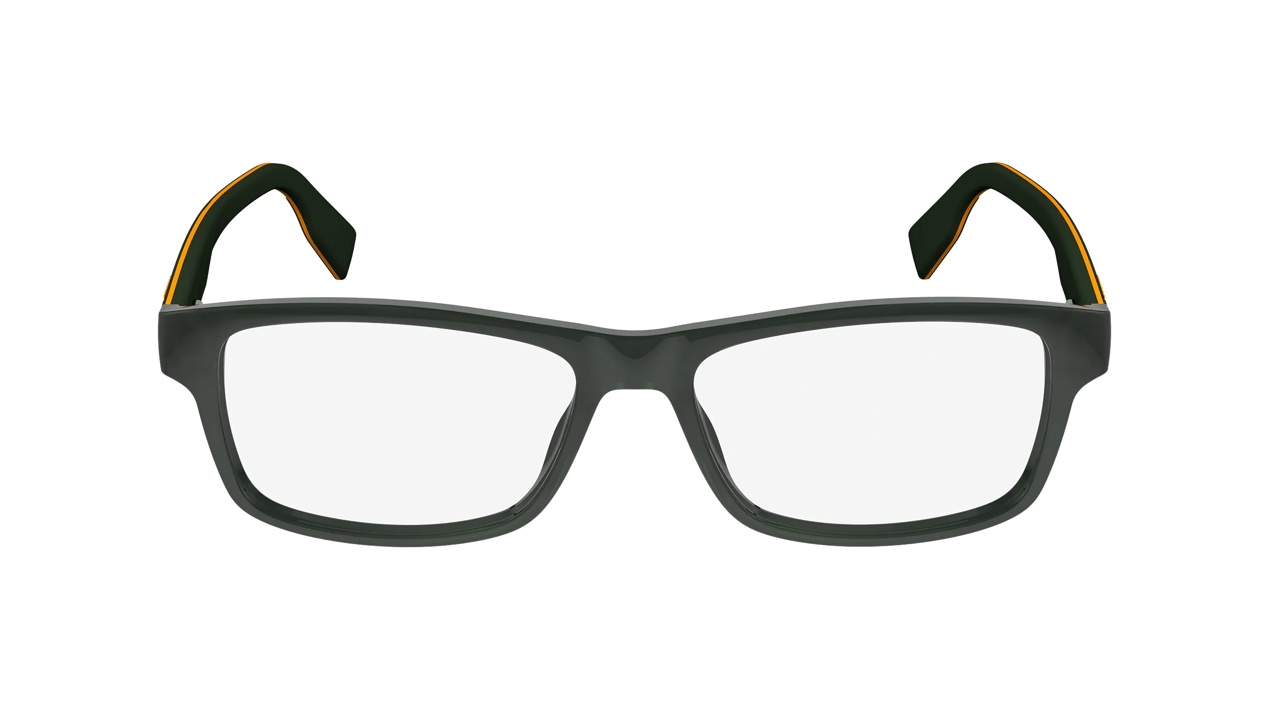 Lacoste 301 Montature da vista Bio-iniettato Verde Squadrata Normale Normale - immagine 2