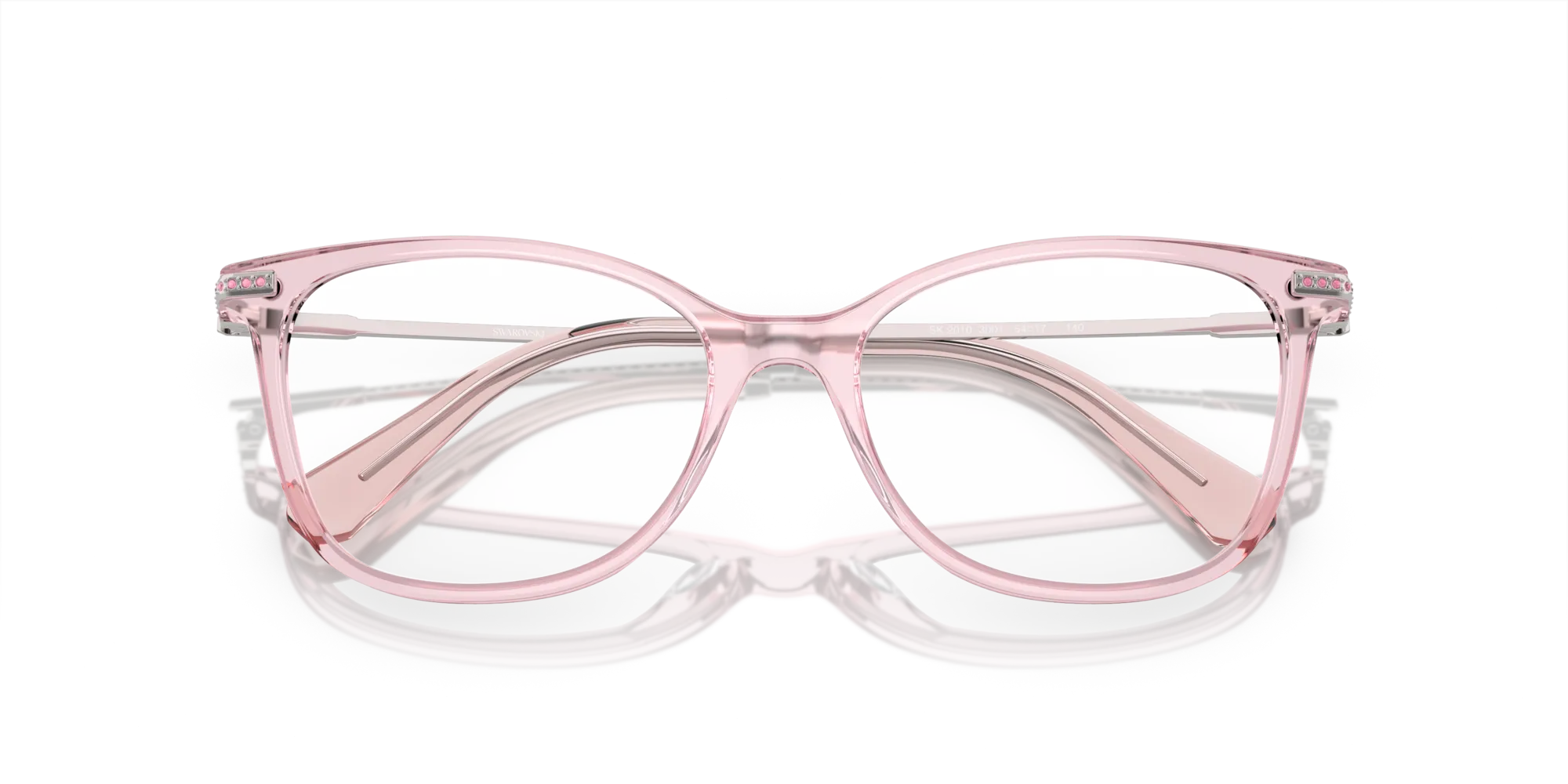 Swarovski SK2010 3001 Montature da vista Acetato Rosa Squadrata Normale - immagine 2