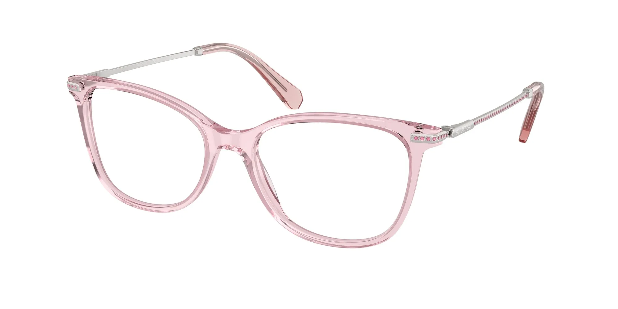 Swarovski SK2010 3001 Montature da vista Acetato Rosa Squadrata Normale - immagine 1