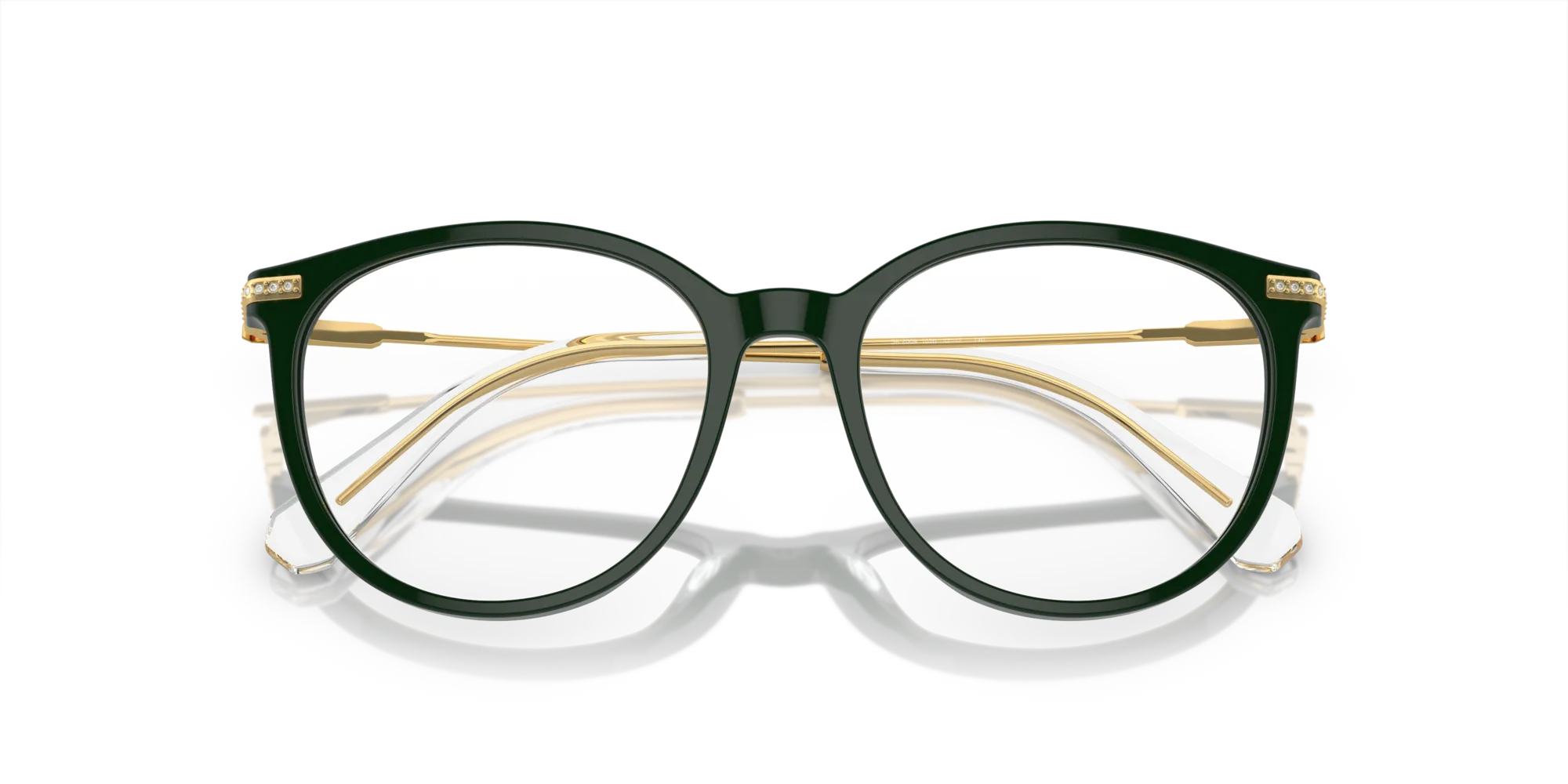 Swarovski SK2009 1026 Montature da vista Acetato Verde Pantos Normale - immagine 2