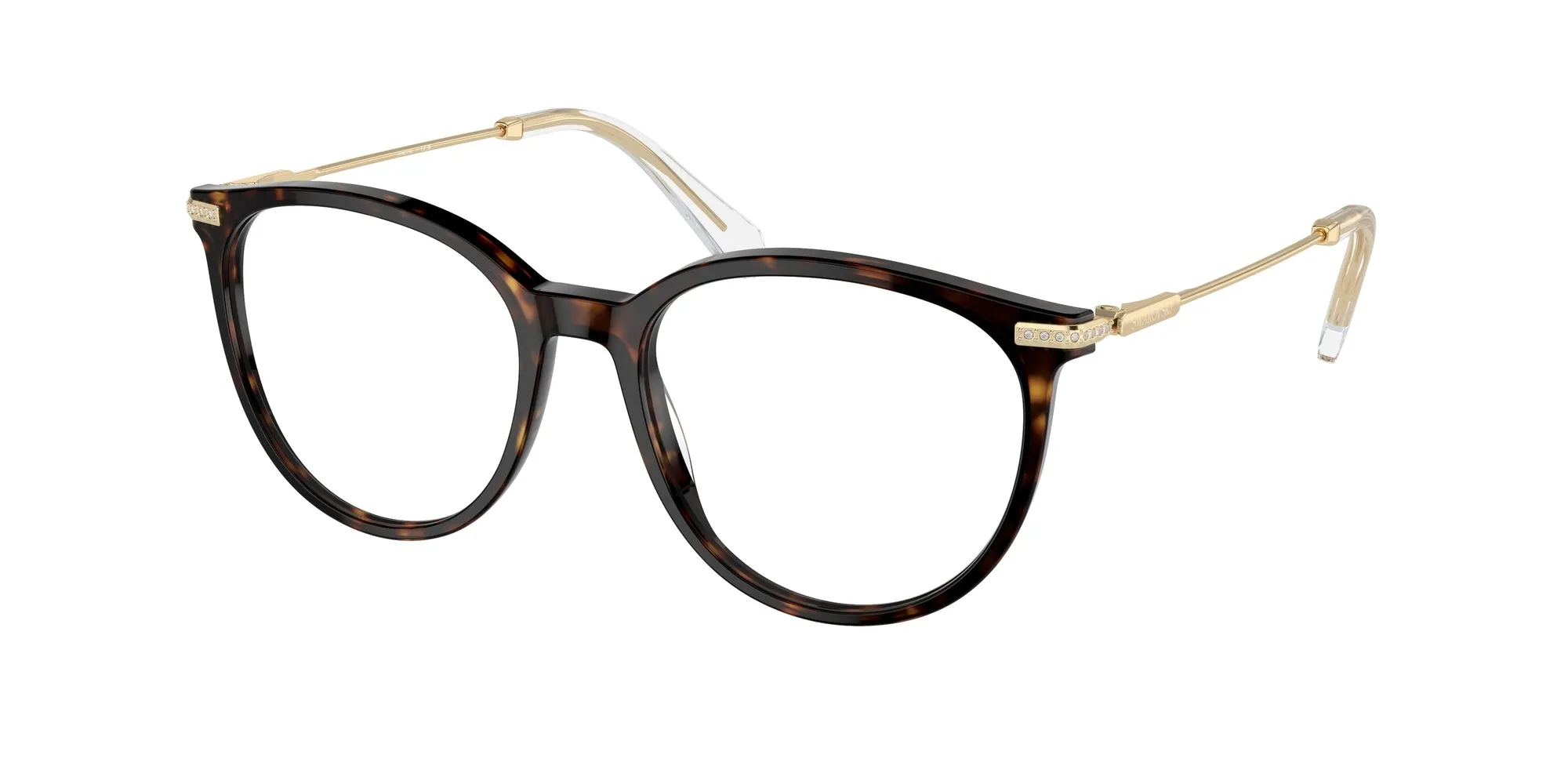 Swarovski SK2009 1002 Montature da vista Acetato Marrone Pantos Normale - immagine 1