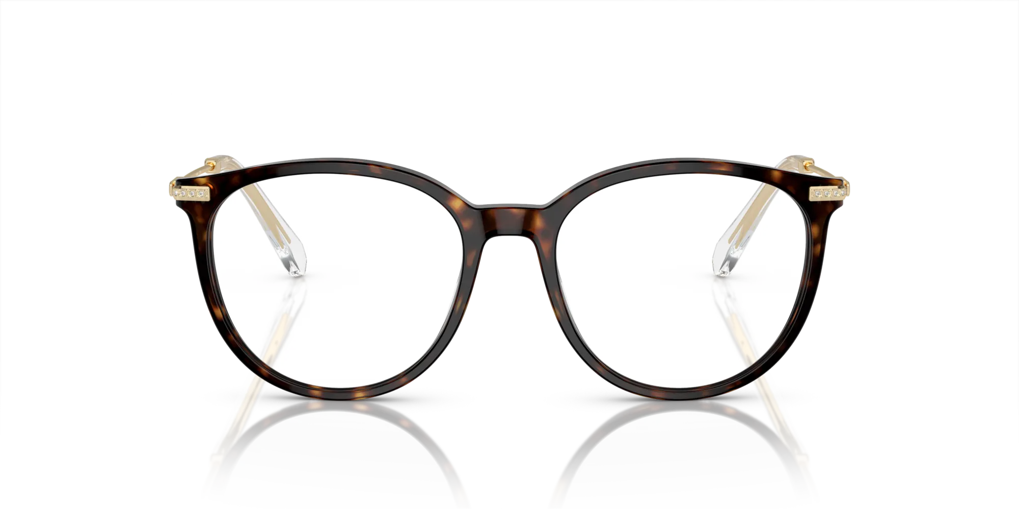 Swarovski SK2009 1002 Montature da vista Acetato Marrone Pantos Normale - immagine 3