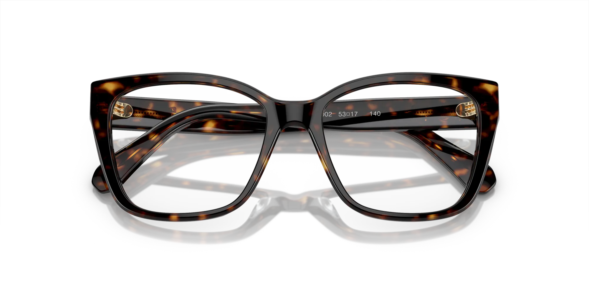 Swarovski SK2008 1002 Montature da vista Acetato Tartaruga Geometrica Normale - immagine 2