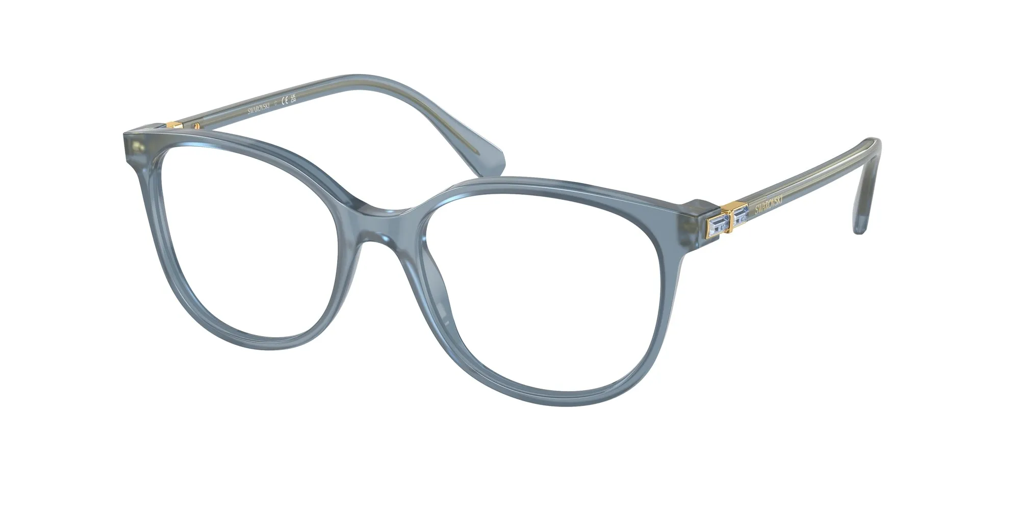 Swarovski SK2002 1035 Montature da vista Acetato Blu Squadrata Normale - immagine 1