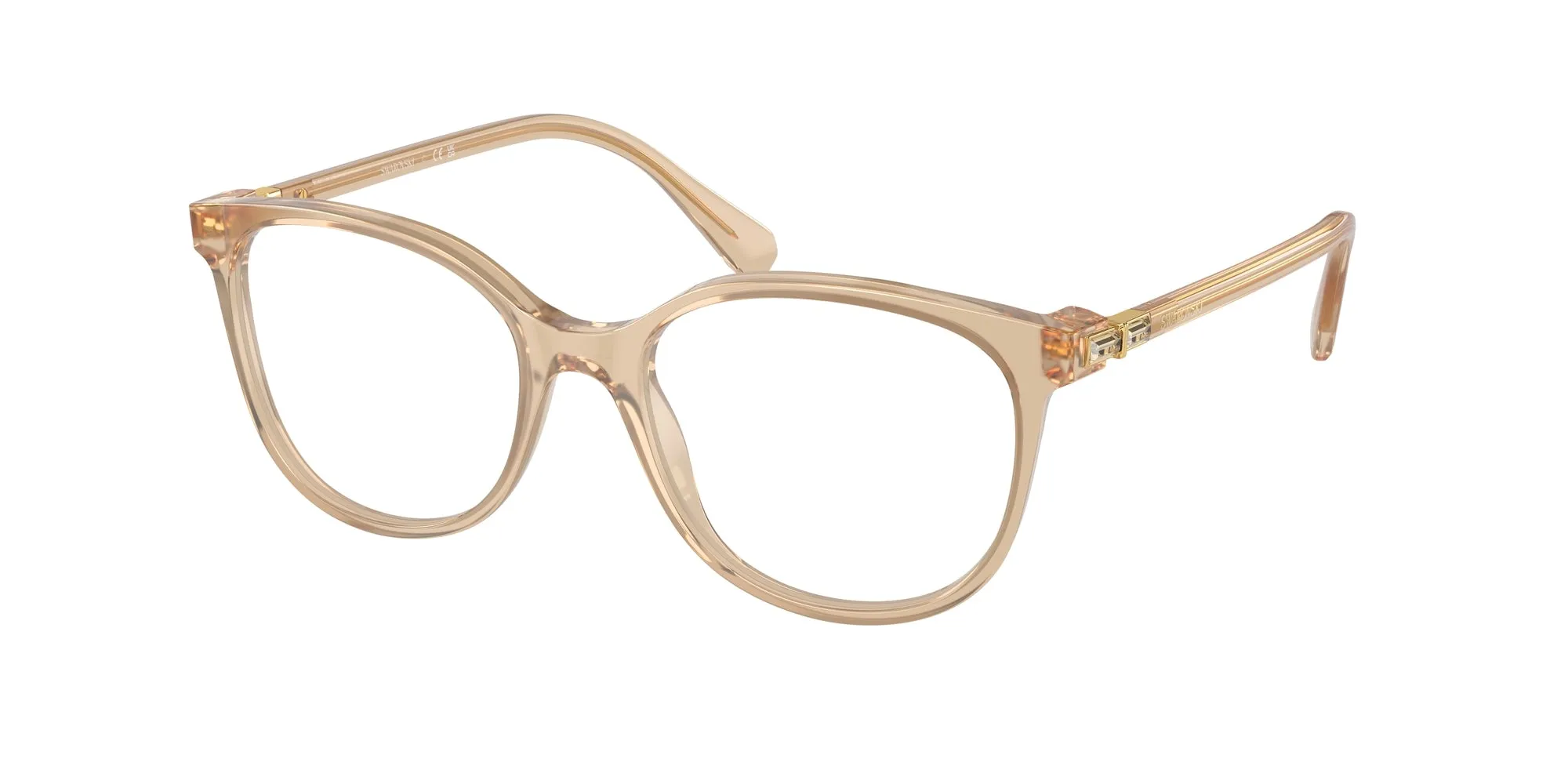 Swarovski SK2002 1034 Montature da vista Acetato Marrone Squadrata Normale - immagine 1
