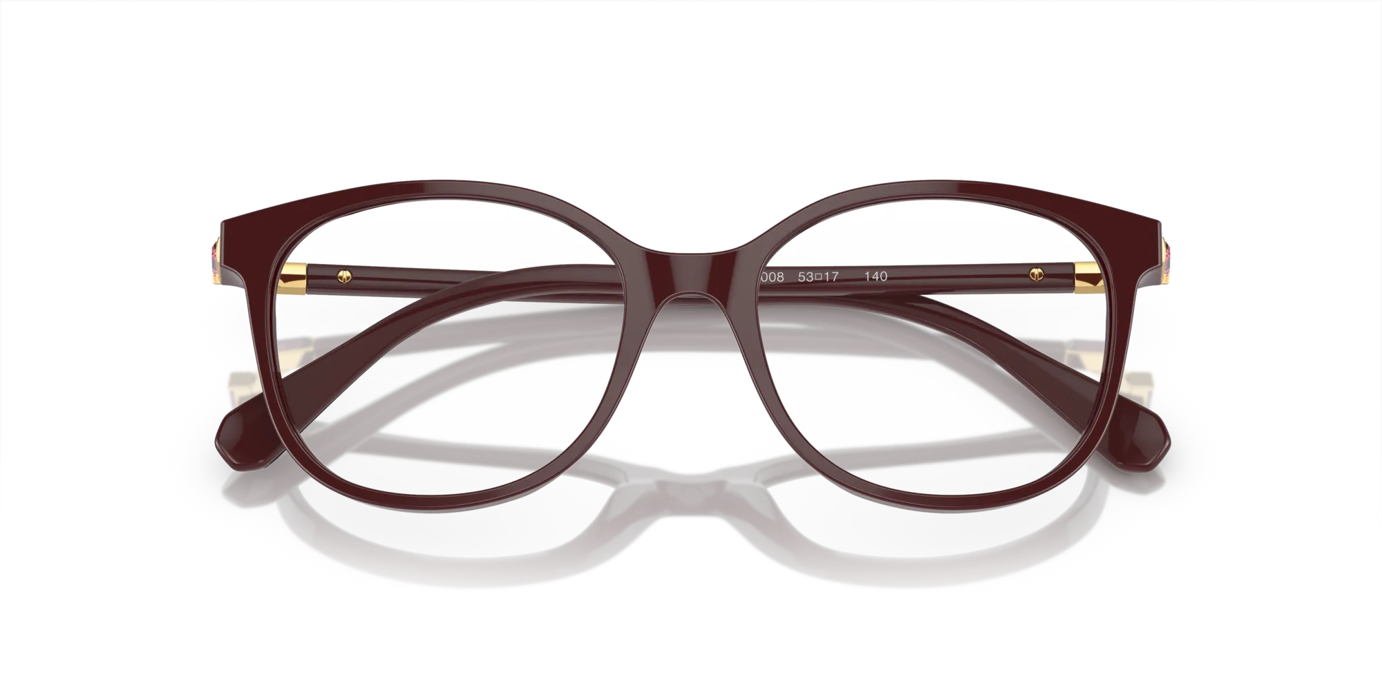 Swarovski SK2002 1008 Montature da vista Acetato Rosso Squadrata Normale - immagine 2