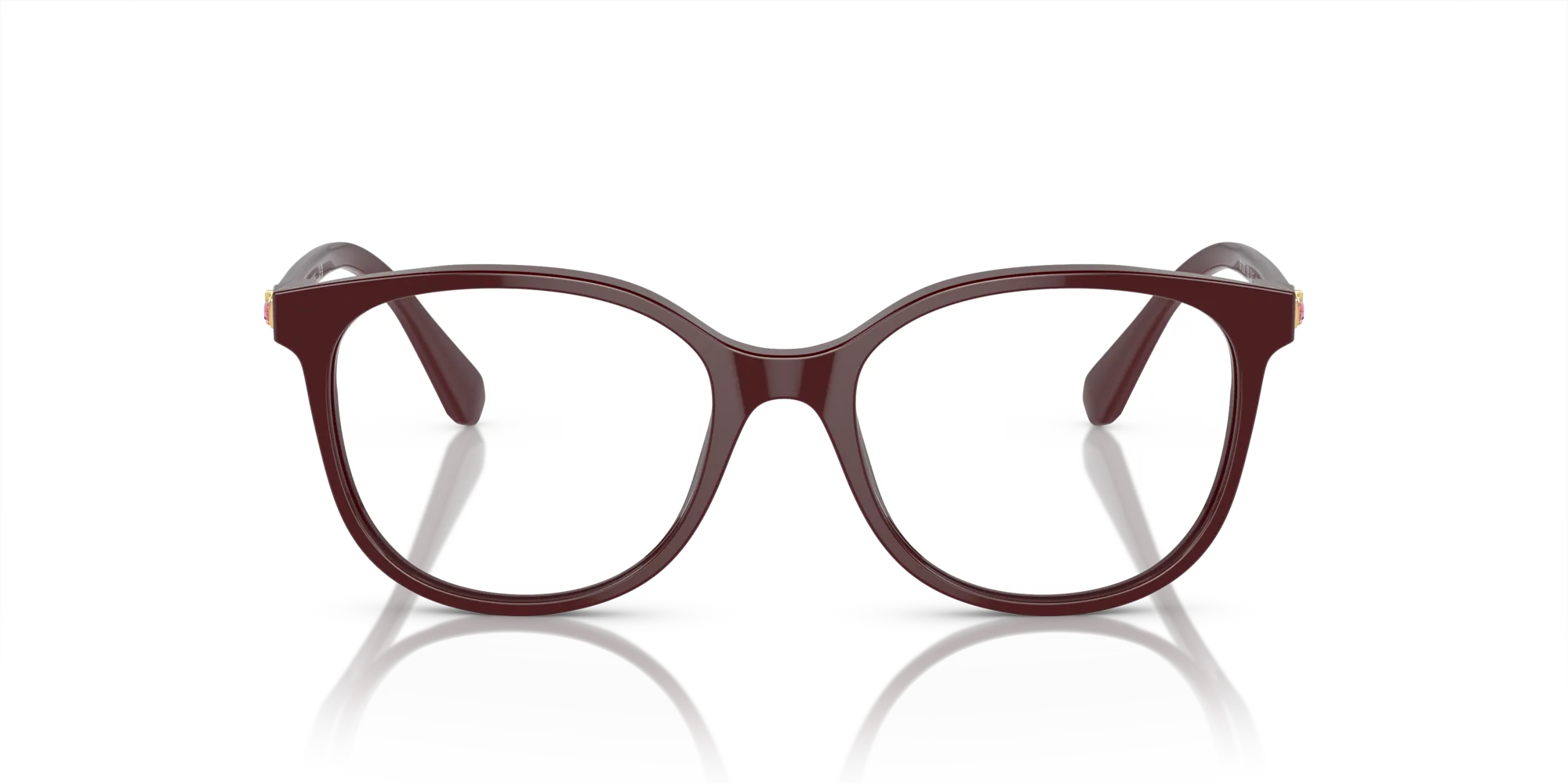 Swarovski SK2002 1008 Montature da vista Acetato Rosso Squadrata Normale - immagine 3