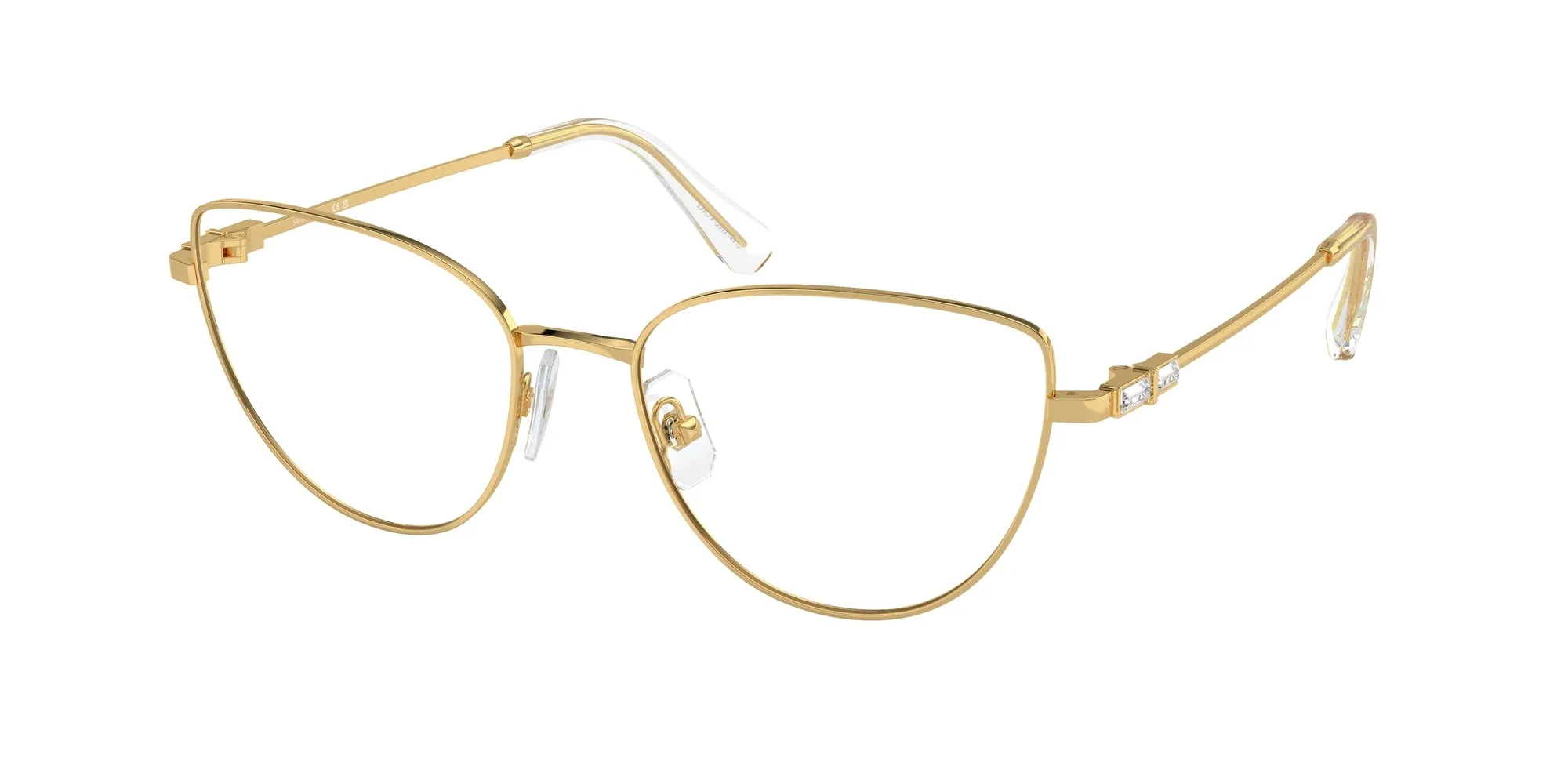 Swarovski SK1007 4004 Montature da vista Metallo Oro Cat Eye Normale - immagine 1