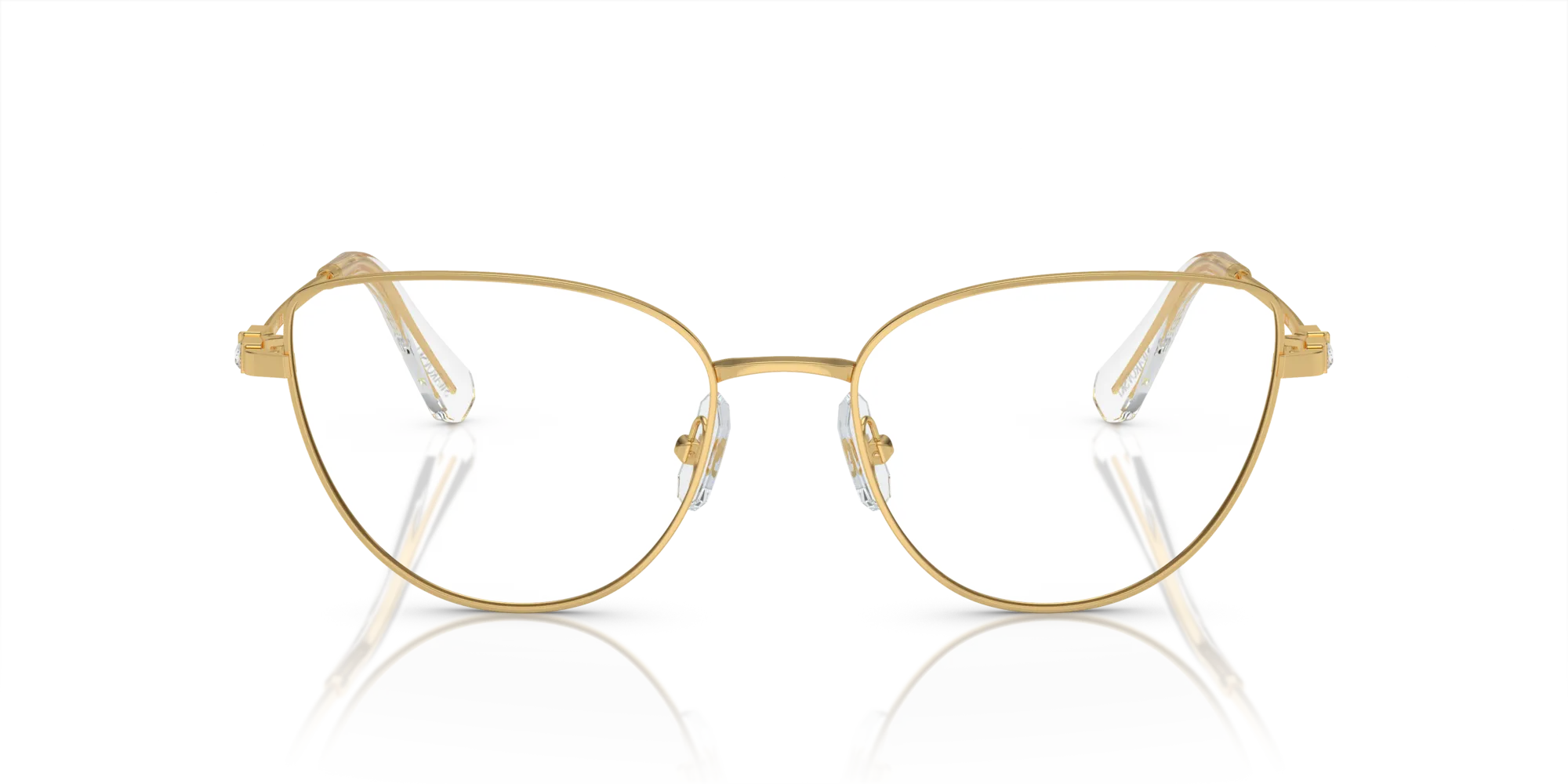 Swarovski SK1007 4004 Montature da vista Metallo Oro Cat Eye Normale - immagine 3