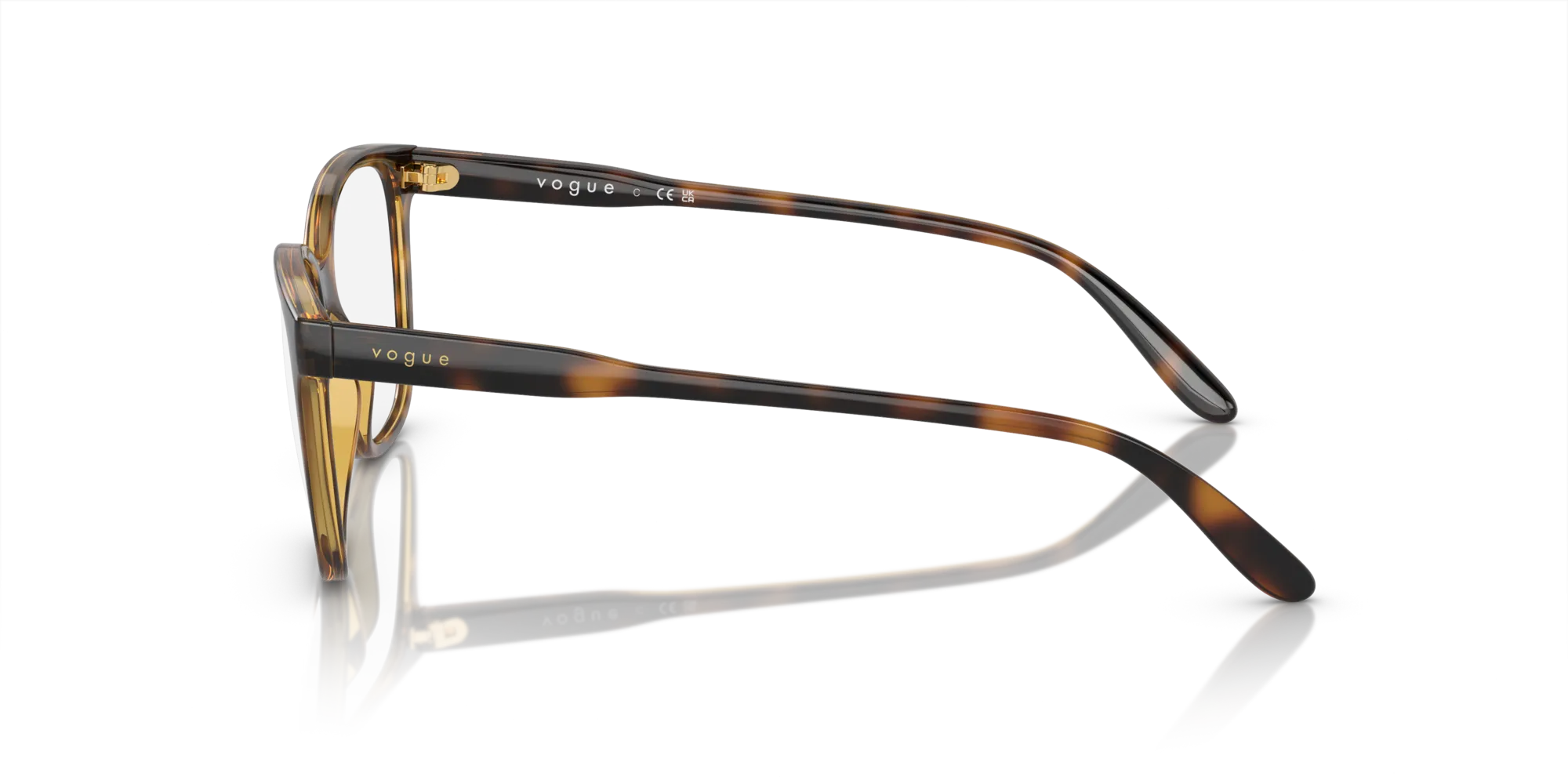 VOGUE EYEWEAR VO5518 W656 Montature da vista Nylon Marrone Pillow Normale - immagine 4
