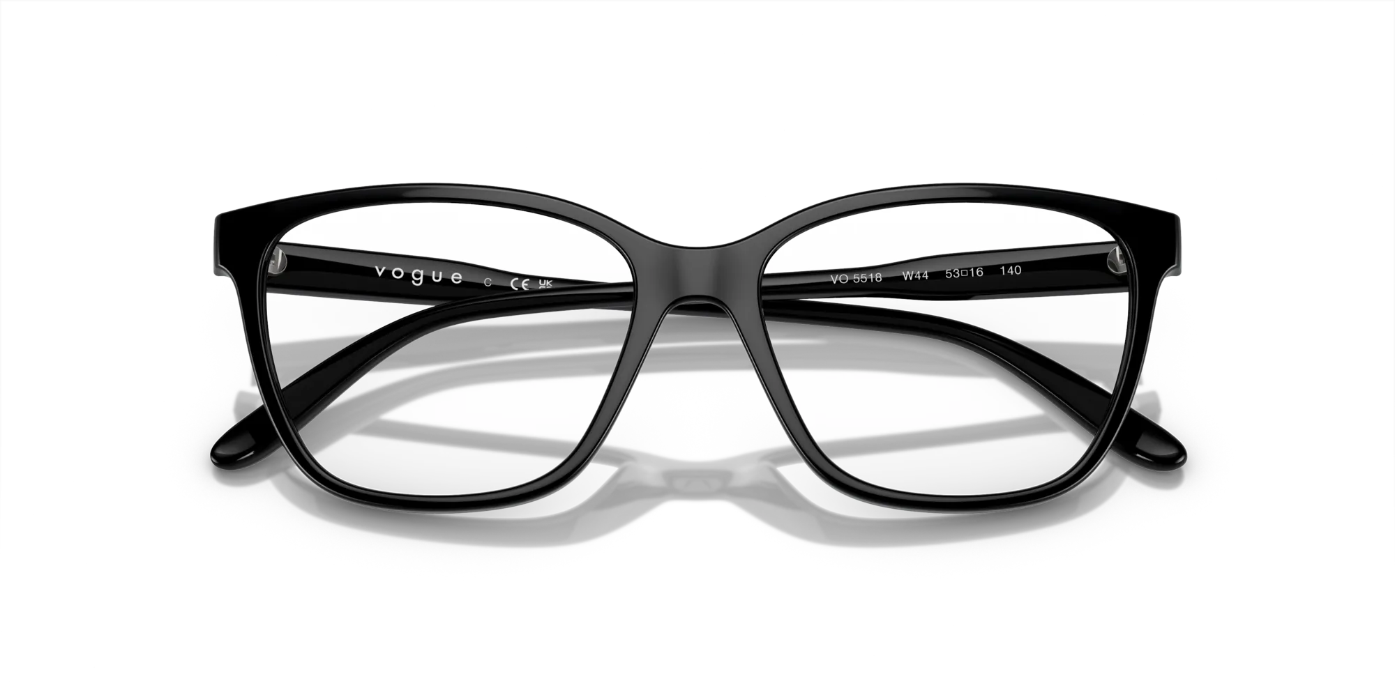 VOGUE EYEWEAR VO5518 W44 Montature da vista Nylon Nero Pillow Normale - immagine 2