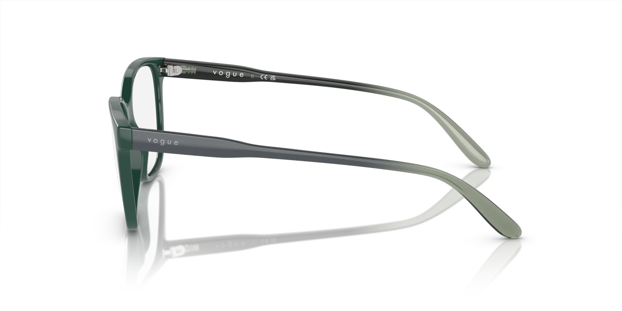 VOGUE EYEWEAR VO5518 3050 Montature da vista Nylon Verde Pillow Normale - immagine 4