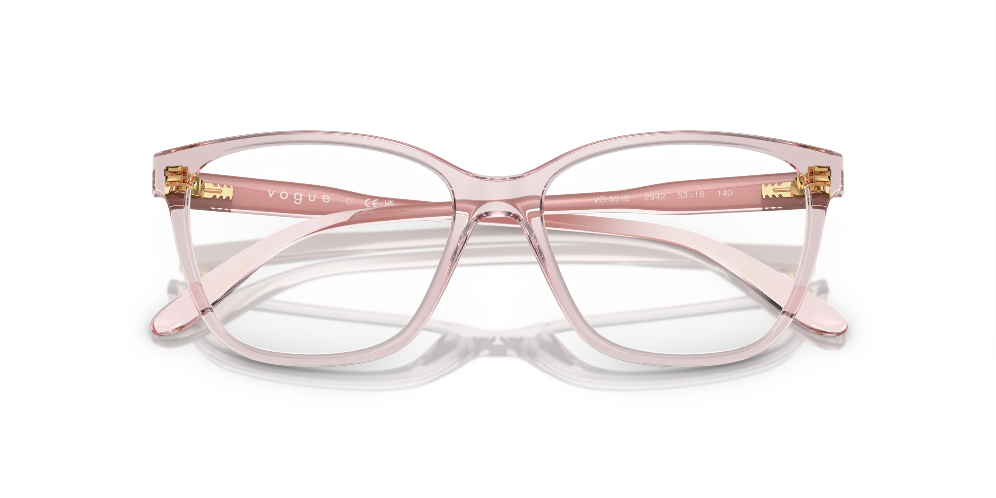 VOGUE EYEWEAR VO5518 2942 Montature da vista Nylon Rosa Pillow Normale - immagine 2