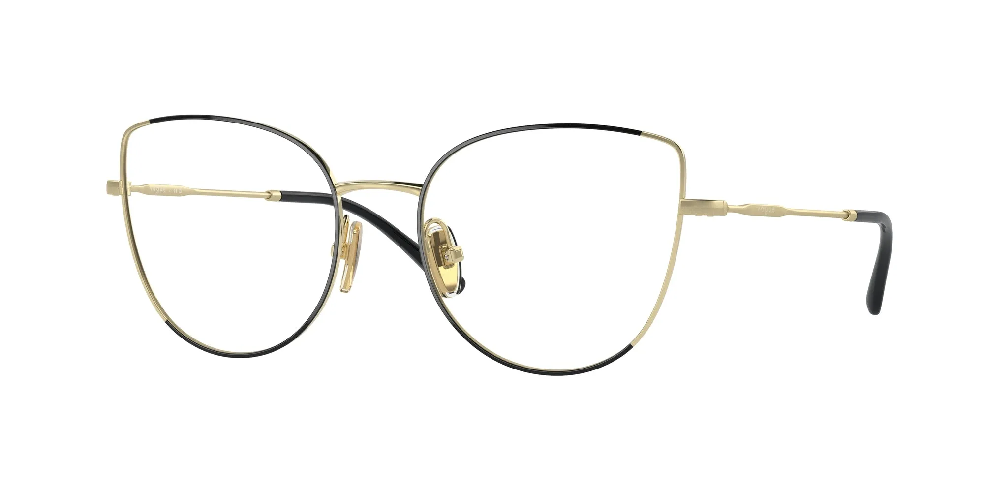 VOGUE EYEWEAR VO4298T 5195 Montature da vista Titanio Nero Cat Eye Normale - immagine 1