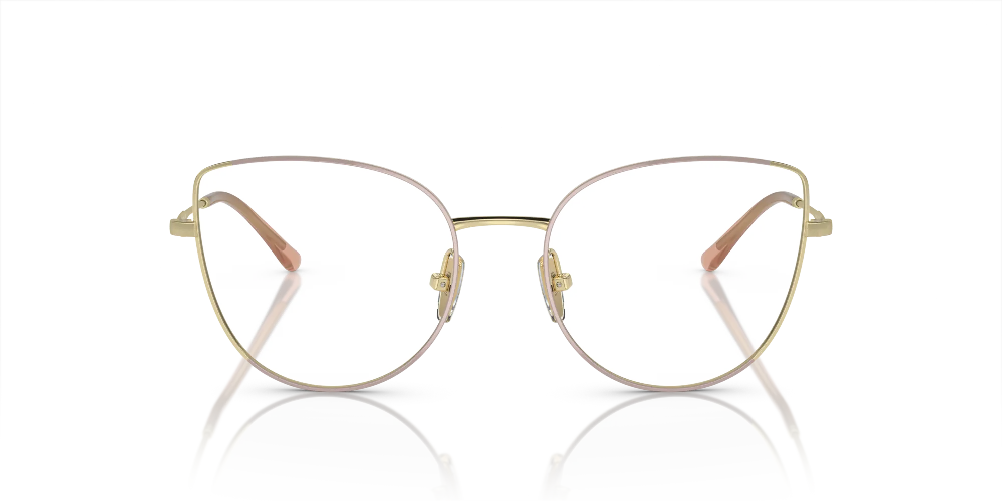 VOGUE EYEWEAR VO4298T 5193 Montature da vista Titanio Marrone Cat Eye Normale - immagine 3