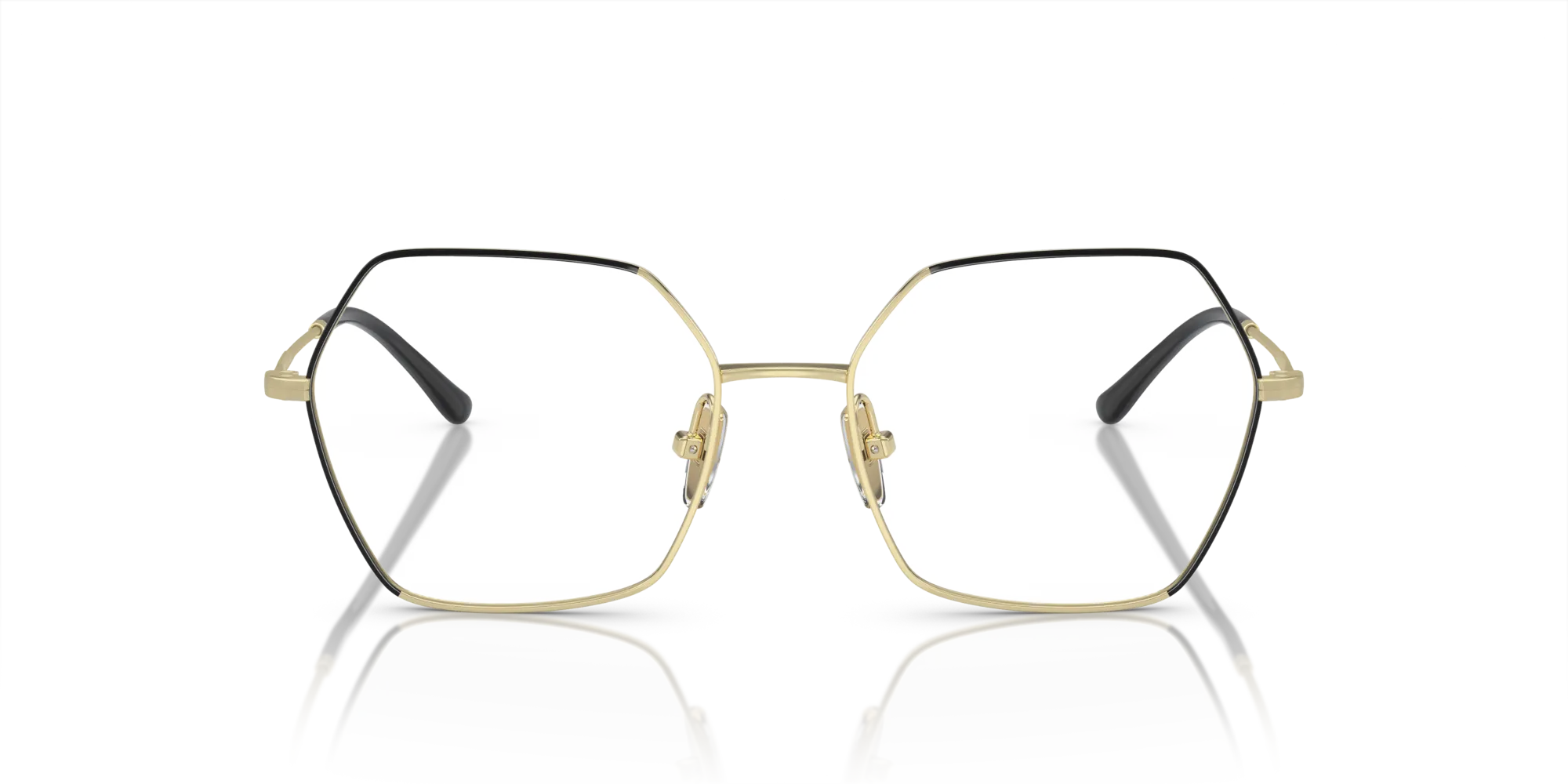 VOGUE EYEWEAR VO4297T 5195 Montature da vista Titanio Nero Geometrica Normale - immagine 3