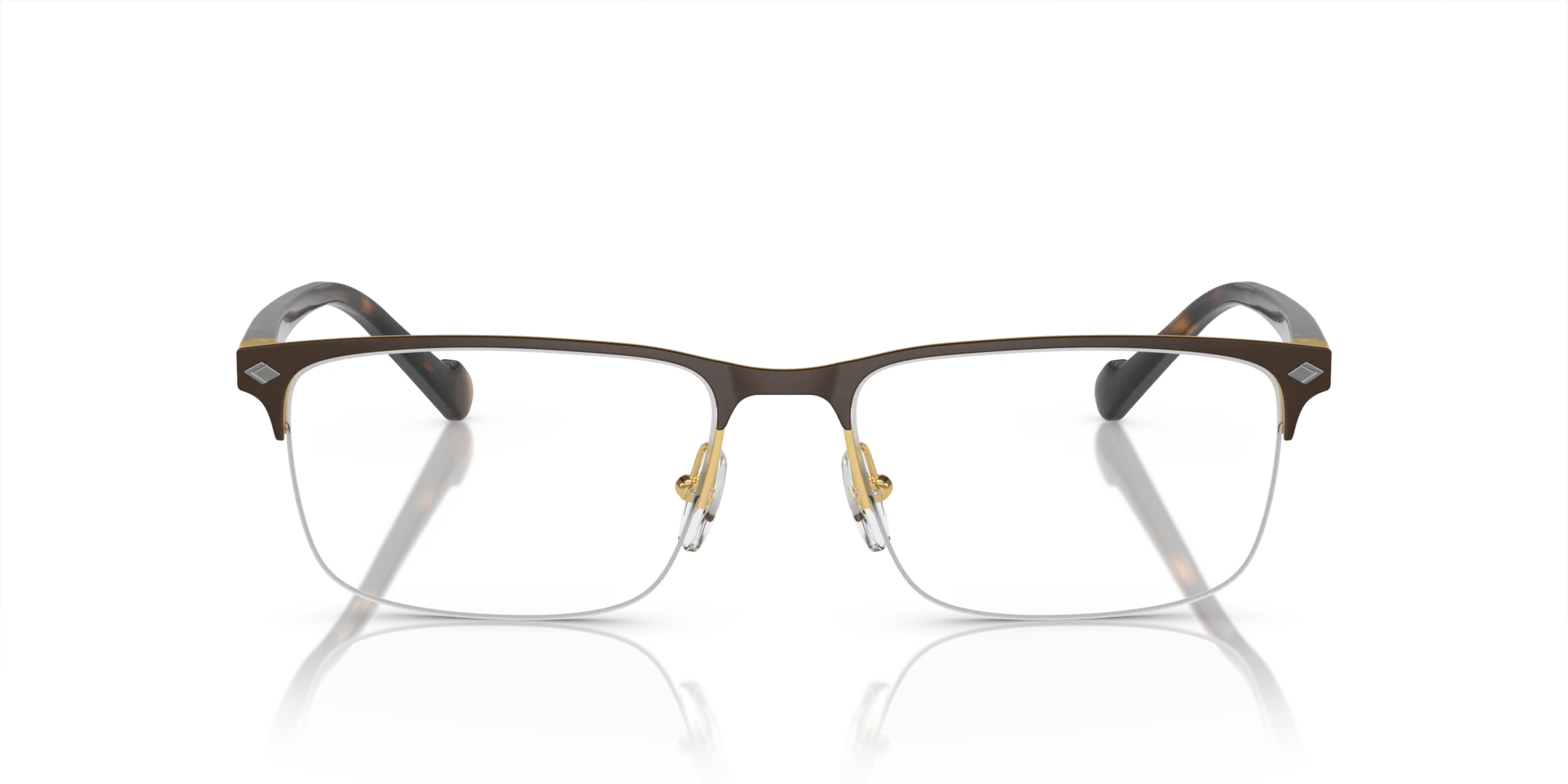 VOGUE EYEWEAR VO4292 5190S Montature da vista Metallo Marrone Squadrata Normale - immagine 3