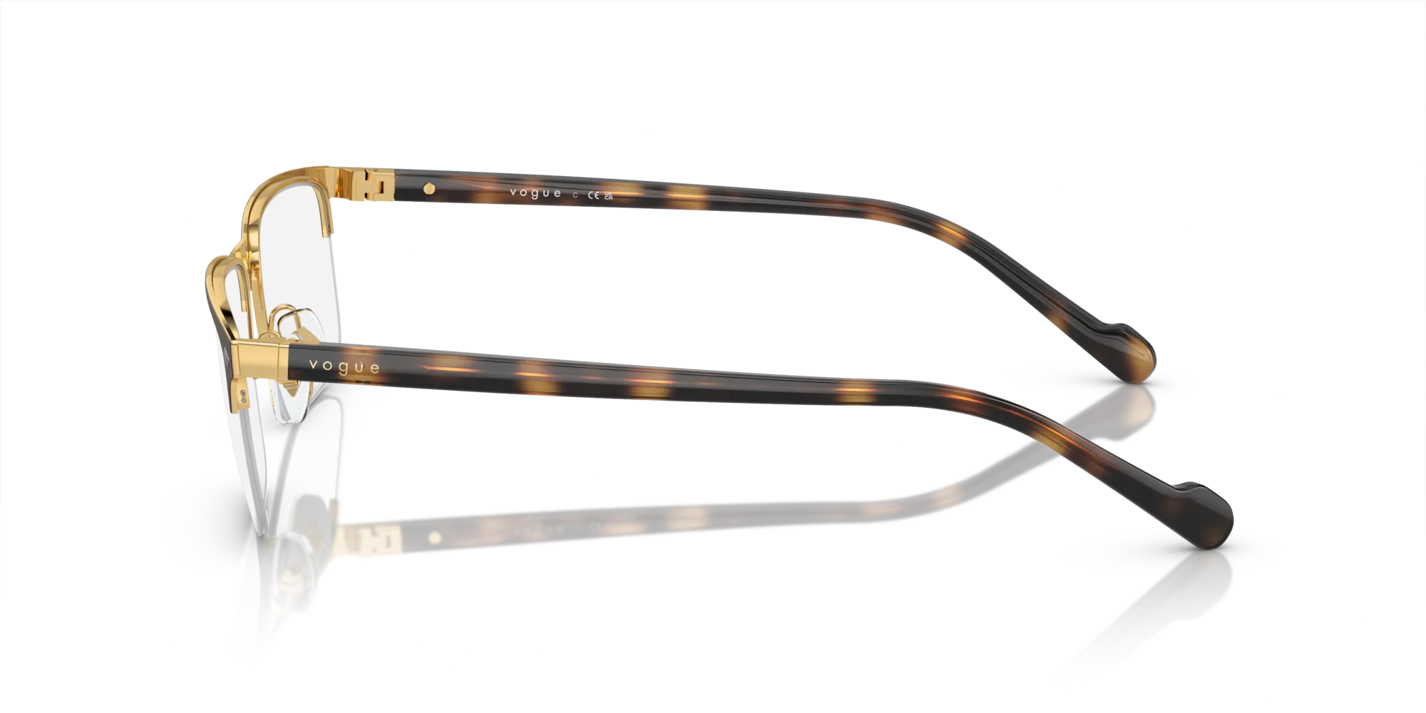 VOGUE EYEWEAR VO4292 5190S Montature da vista Metallo Marrone Squadrata Normale - immagine 4