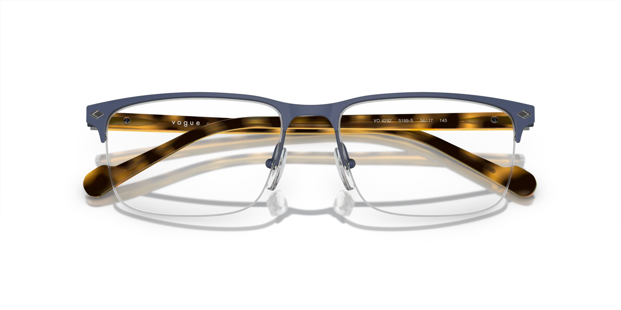 VOGUE EYEWEAR VO4292 5189S Montature da vista Metallo Blu Trasparente Squadrata Normale - immagine 2
