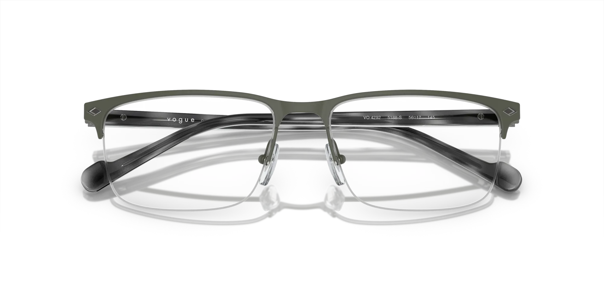VOGUE EYEWEAR VO4292 5188S Montature da vista Metallo Verde Squadrata Normale - immagine 2