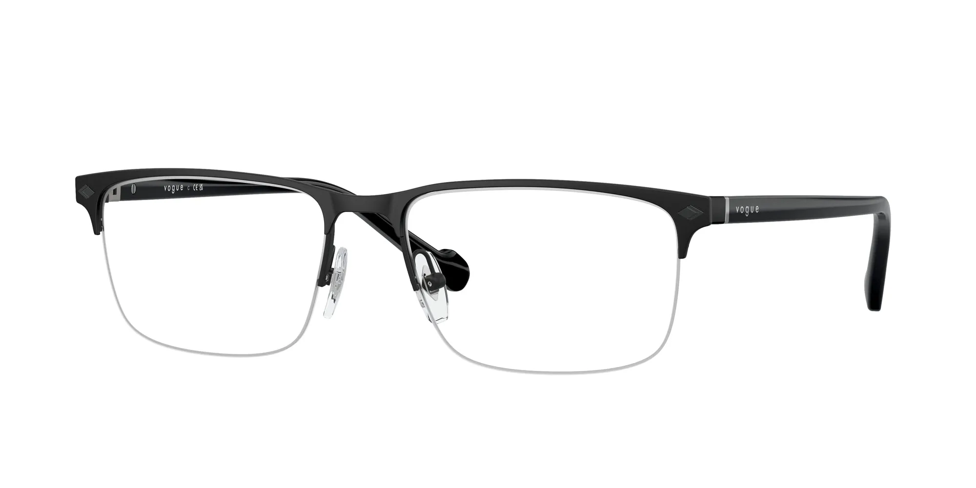 VOGUE EYEWEAR VO4292 352S Montature da vista Metallo Nero Squadrata Normale - immagine 1
